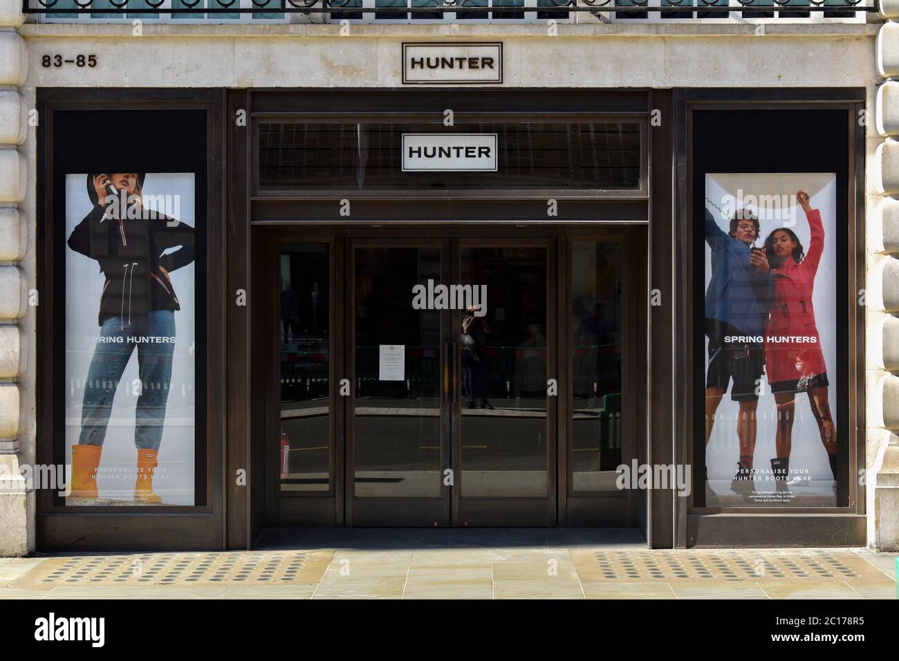 Hunter shop in Regent Street Stock Photo Alamy