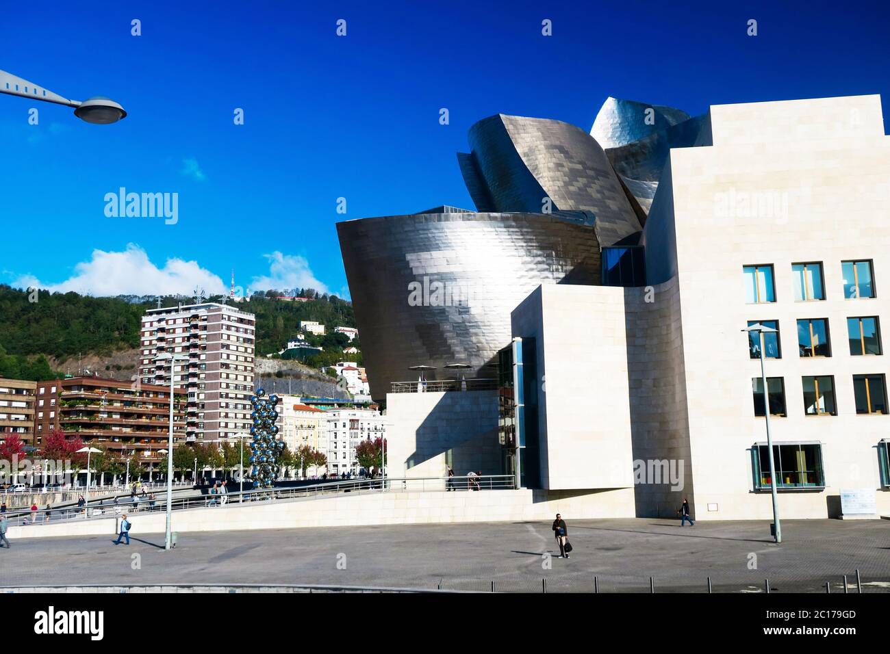 Guggenheim museum in Bilbao, Spain. Stock Photo