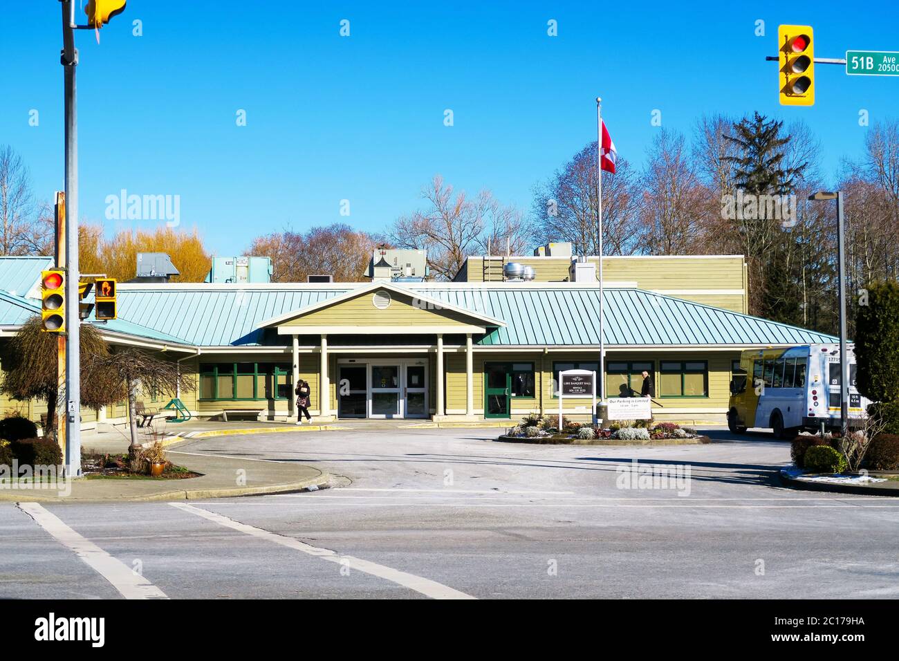 Langley senior centre, Langley BC. Stock Photo