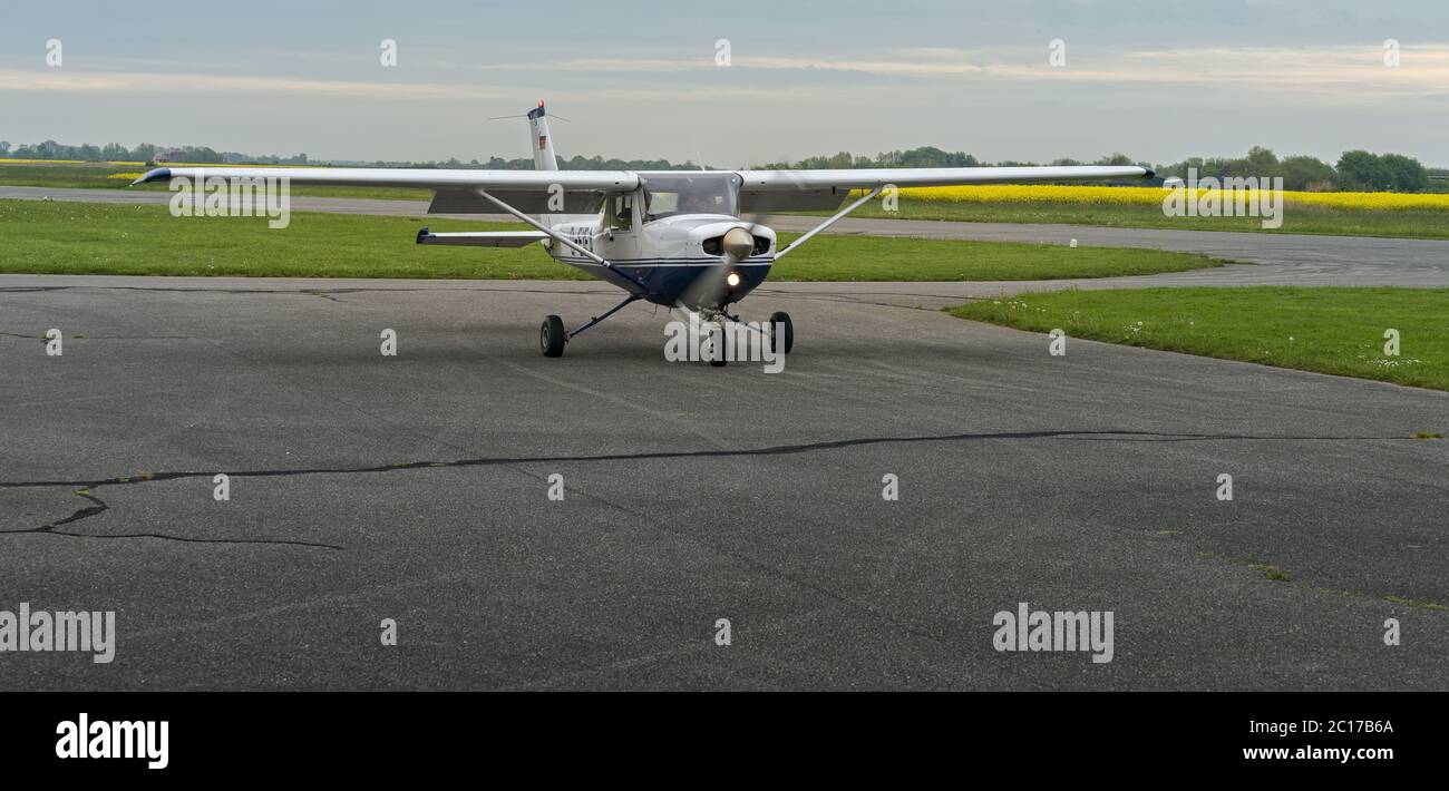 Small aircraft Stock Photo