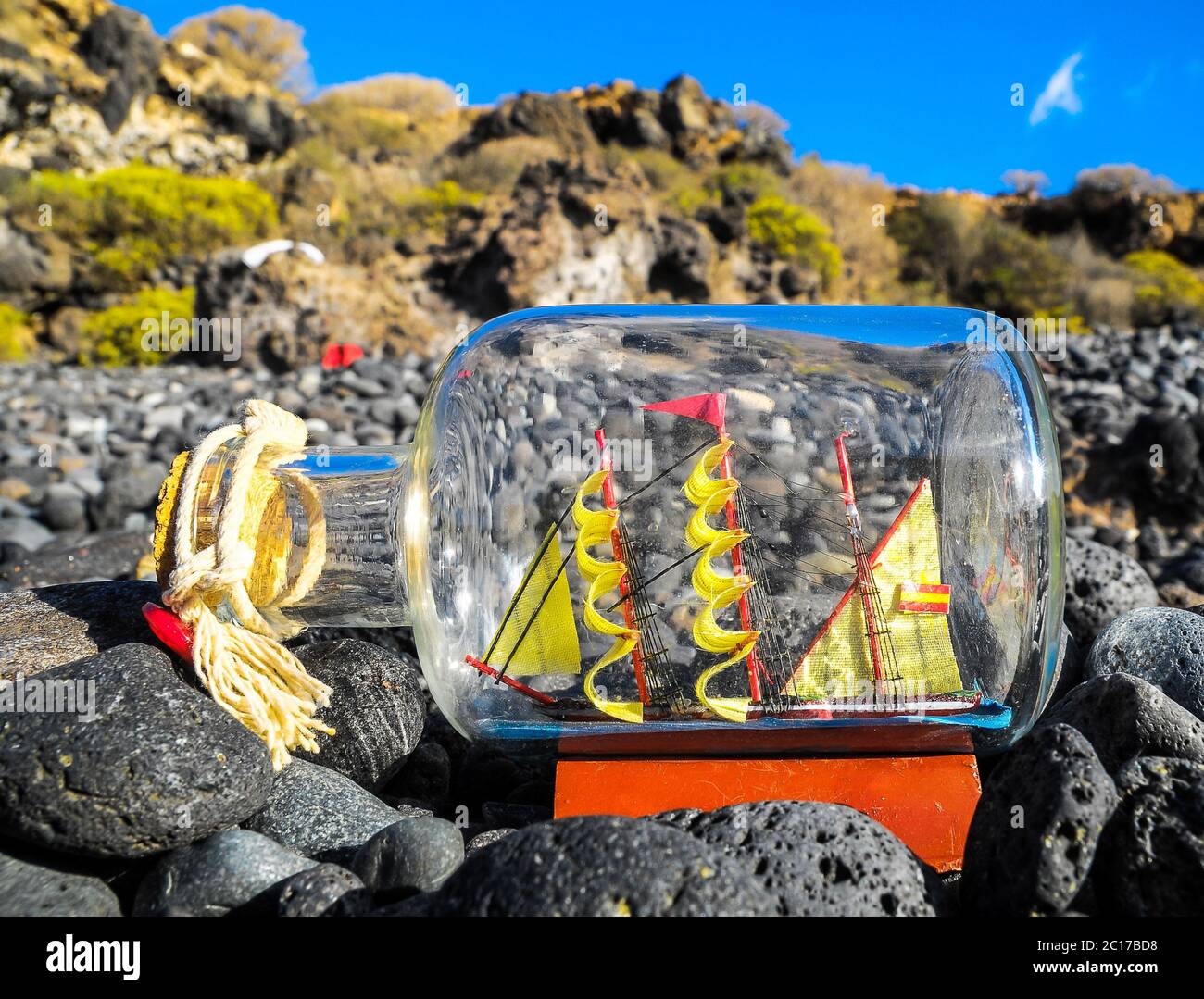Spanish Sailing Boat Stock Photo Alamy