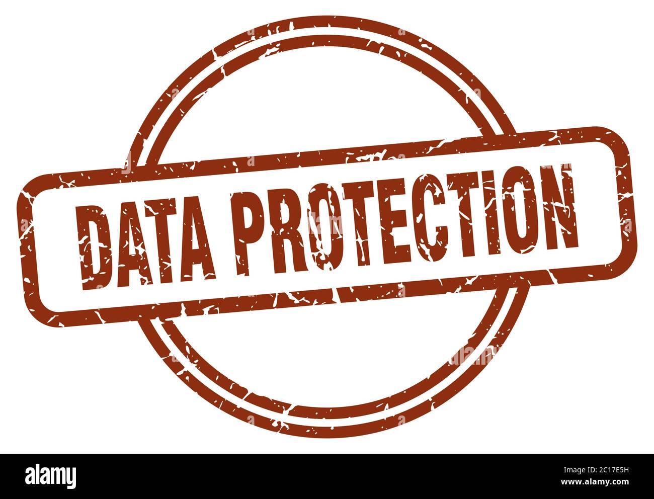 data protection grunge stamp. data protection round vintage stamp Stock ...