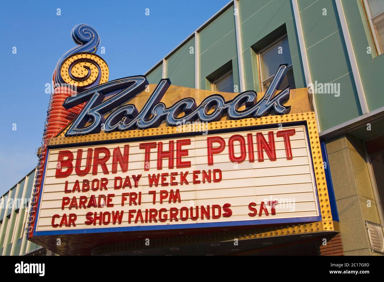 Babcock Theatre, Billings, Montana, USA Stock Photo Alamy