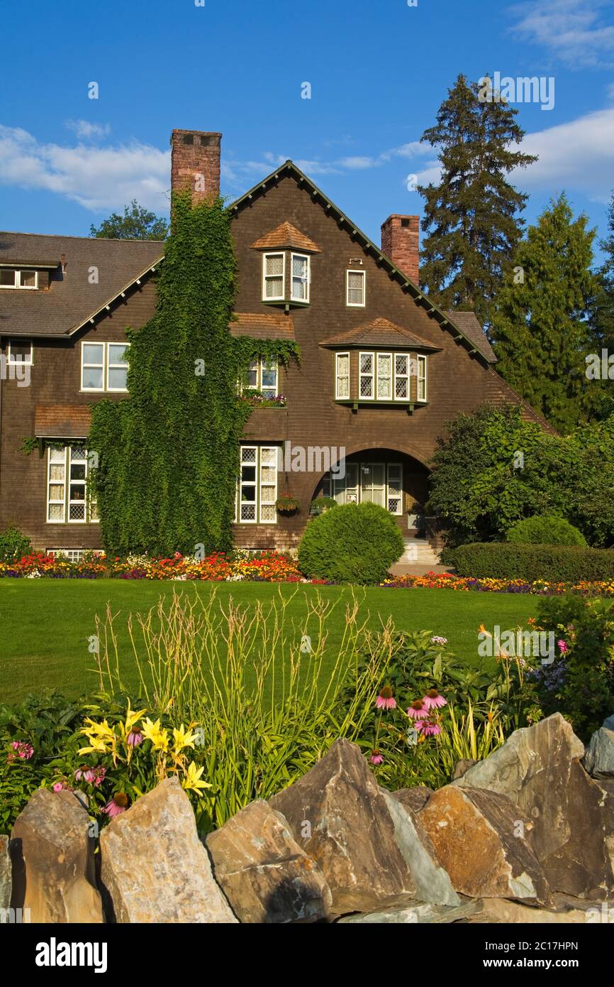 Conrad Mansion Museum, Kalispell, Montana, USA Stock Photo Alamy