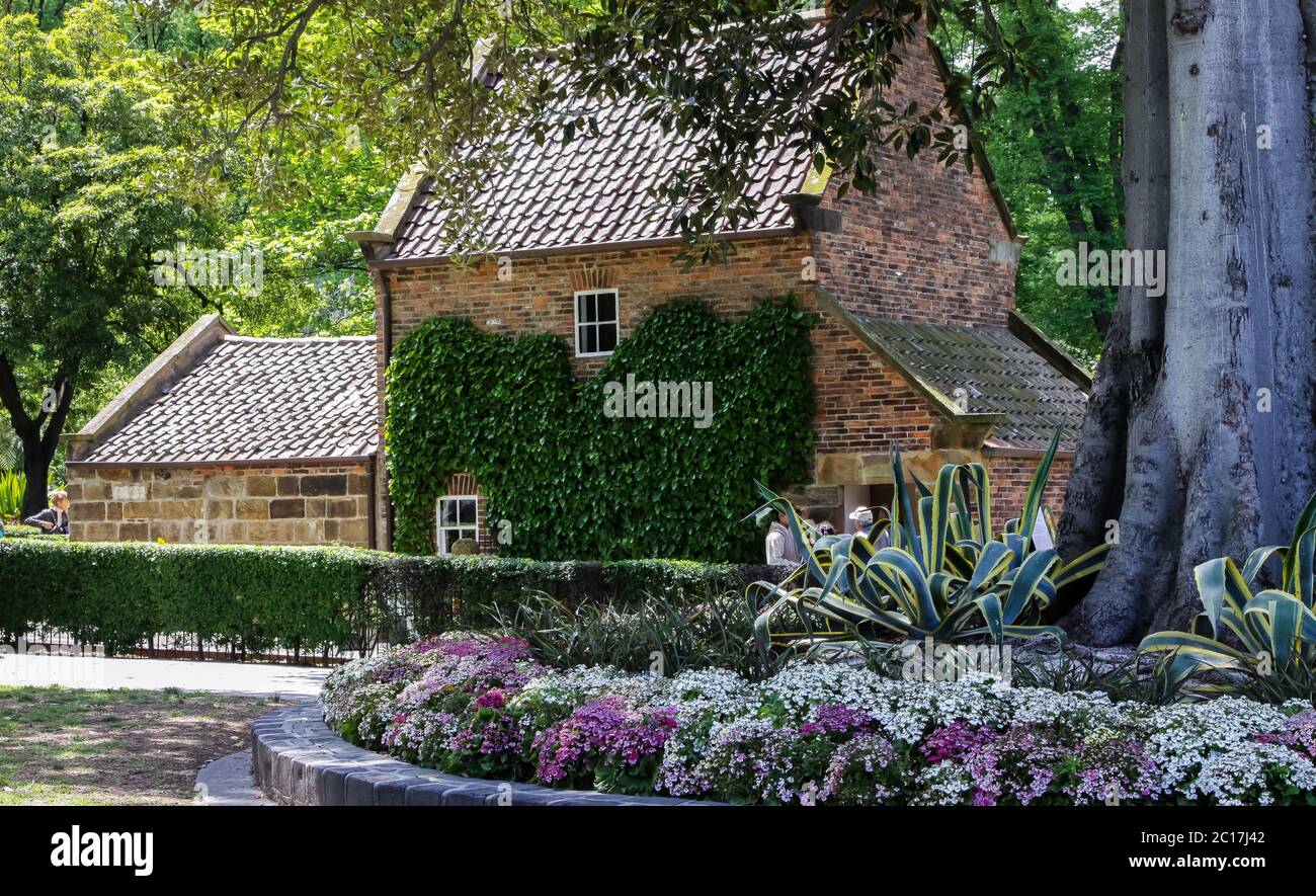 Historic Cook´s Cottage, Melbourne, Victoria, Australia Stock Photo