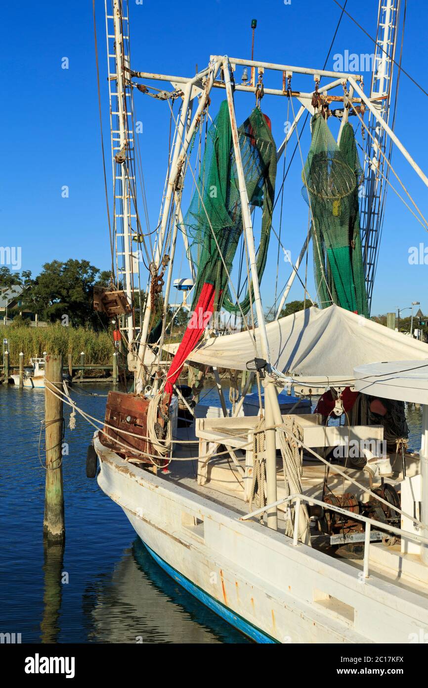 Shrimp boats, Pass Christian, Mississippi, USA Stock Photo Alamy