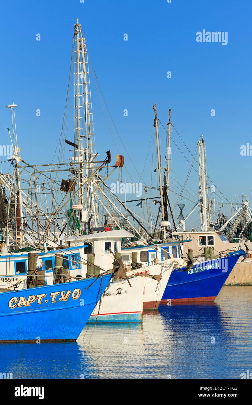 Shrimp boats, Pass Christian, Mississippi, USA Stock Photo Alamy