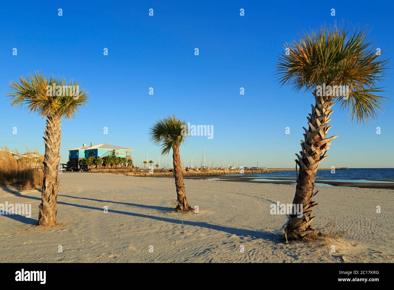 Long Beach Harbor, Long Beach, Mississippi, USA Stock Photo Alamy