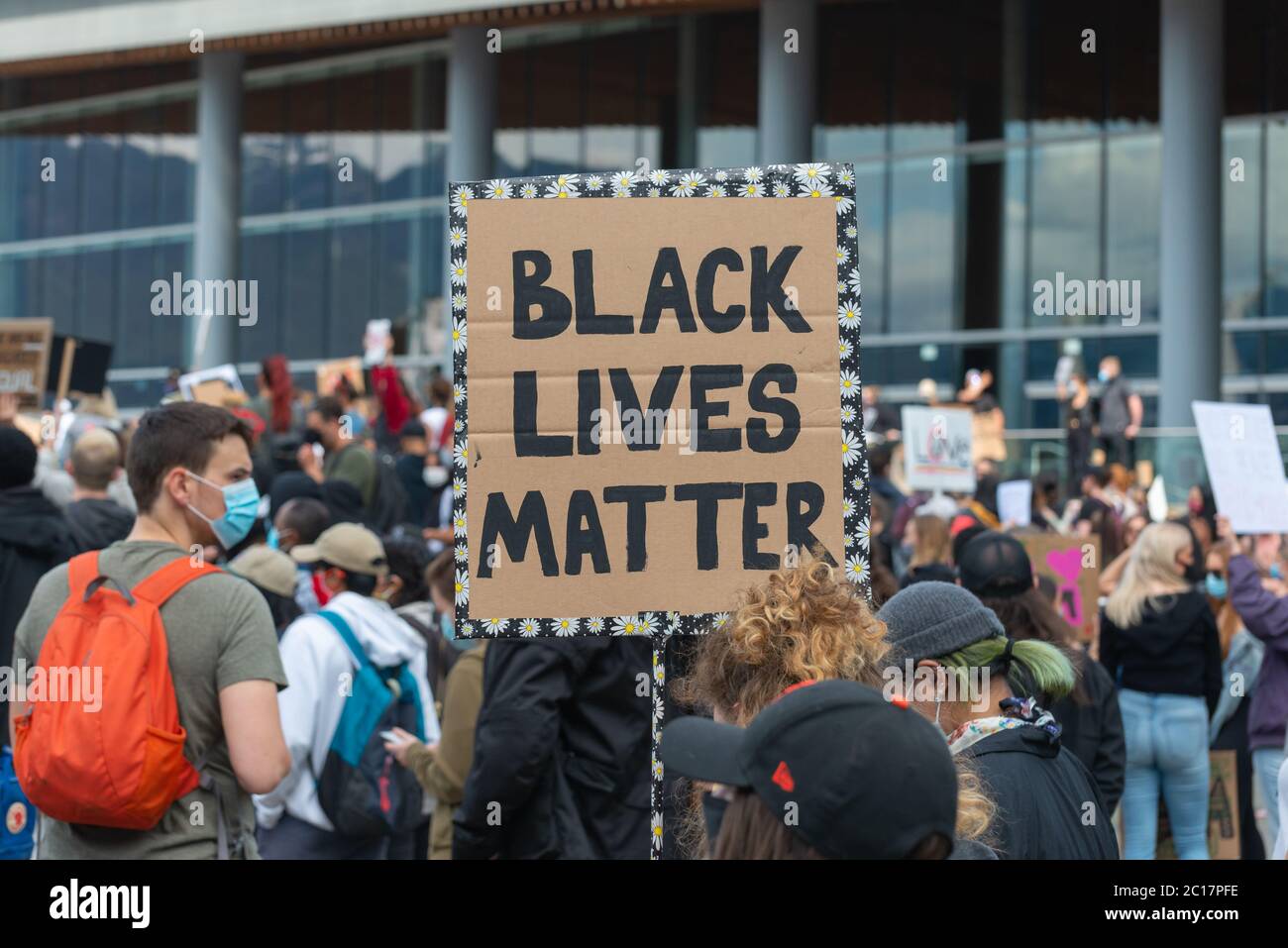 George Floyd Protests, Vancouver, Canada Stock Photo