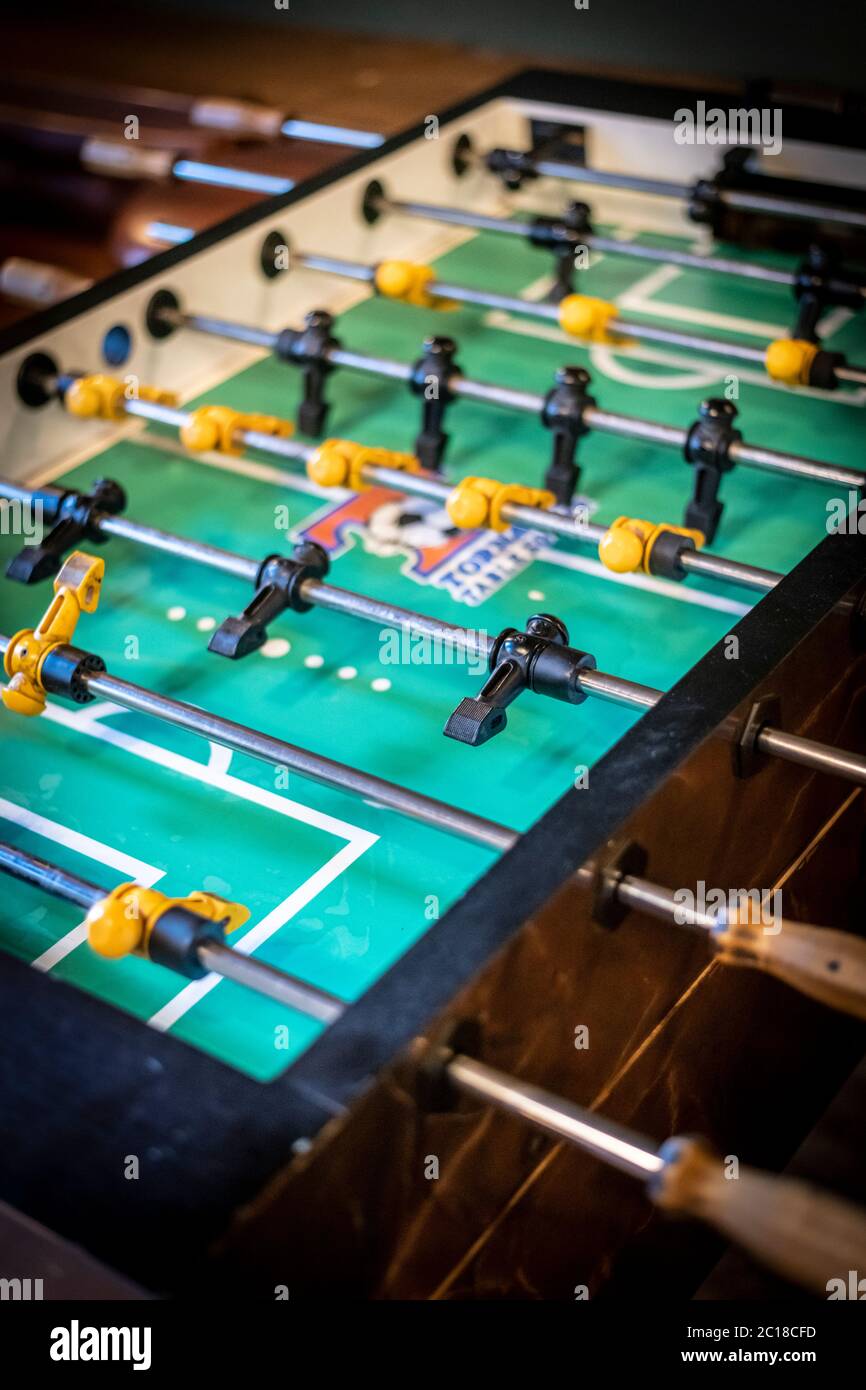 Old table soccer hires stock photography and images Alamy