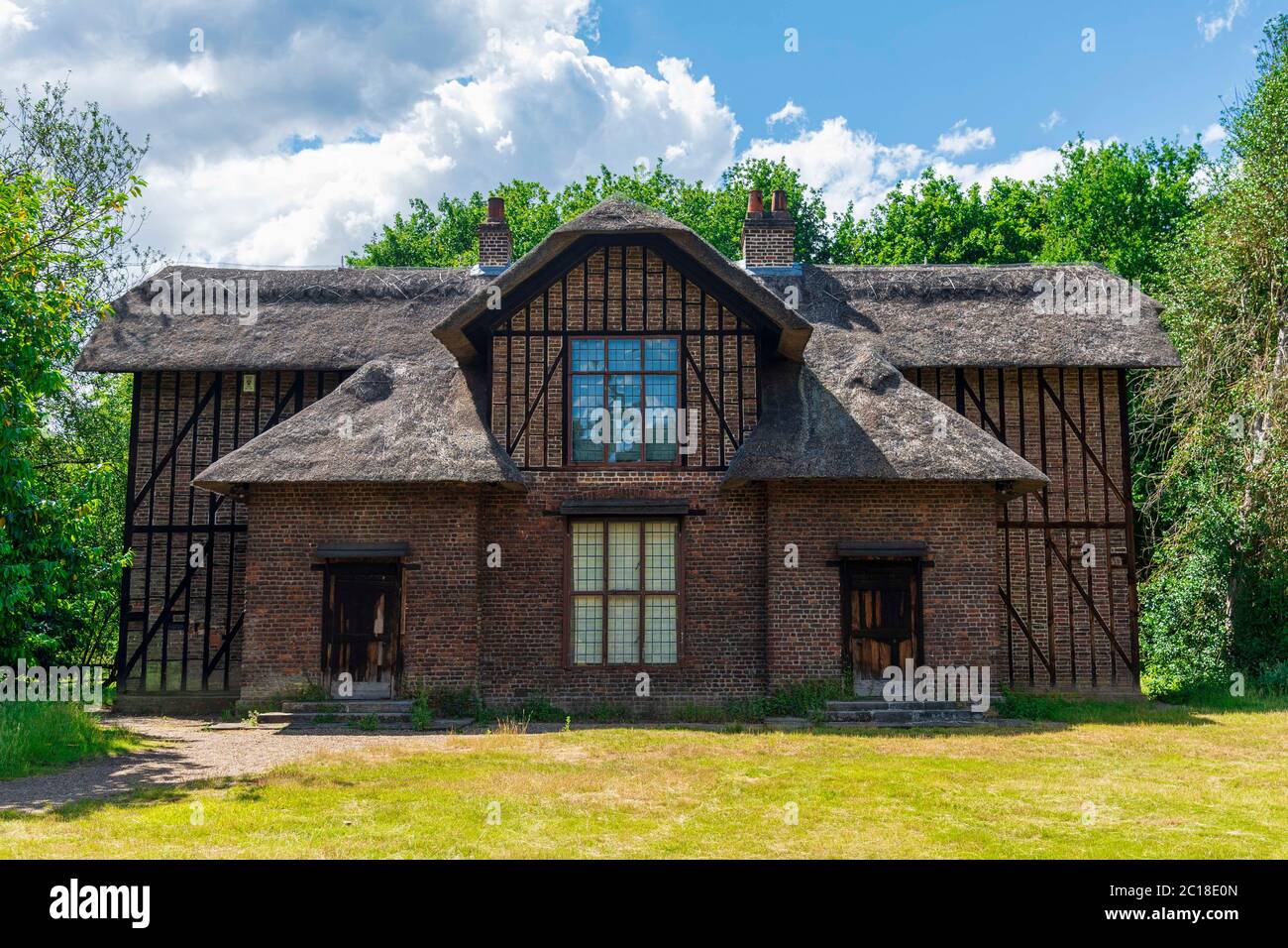 London, UK. 13th June, 2020. A view of the Queen Charlottes Cottage at Kew Gardens which were recently opened amid coronavirus crisis. Credit: SOPA Images Limited/Alamy Live News Stock Photo