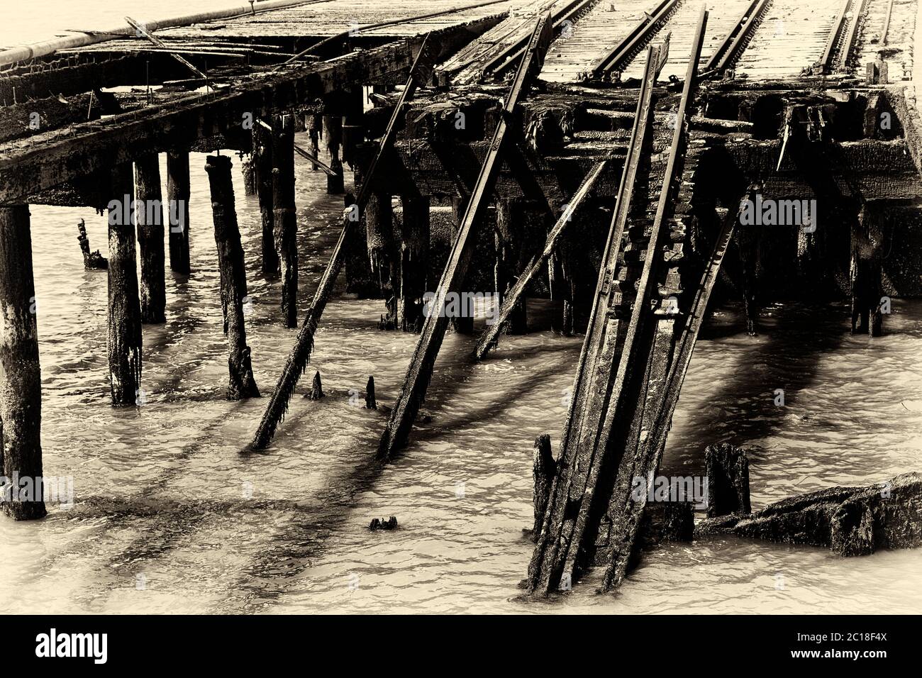Railroad Ramps at Port Richmond in California Stock Photo Alamy