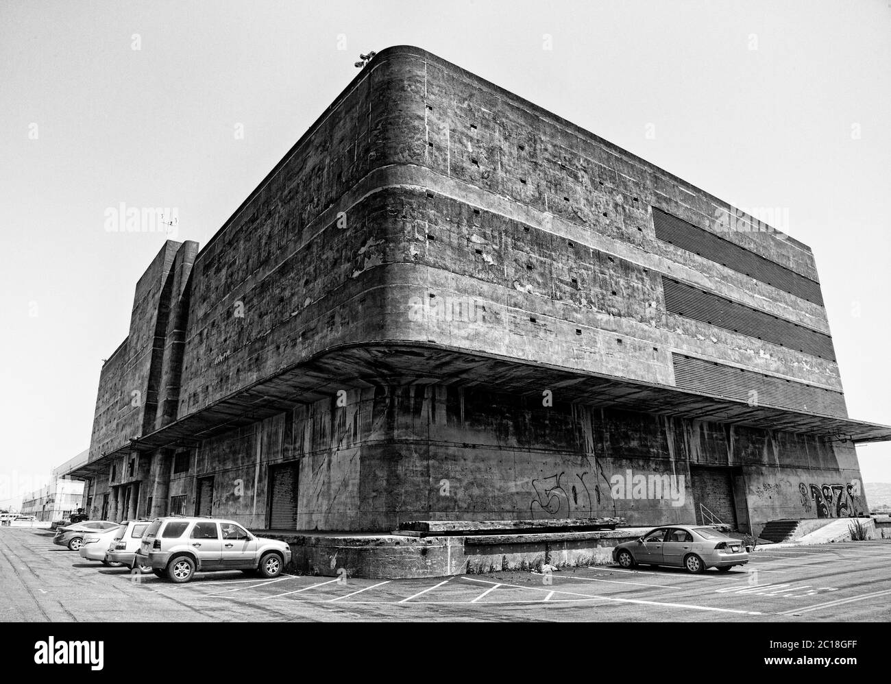 Old Art Deco Warehouse at Port Richmond Stock Photo Alamy