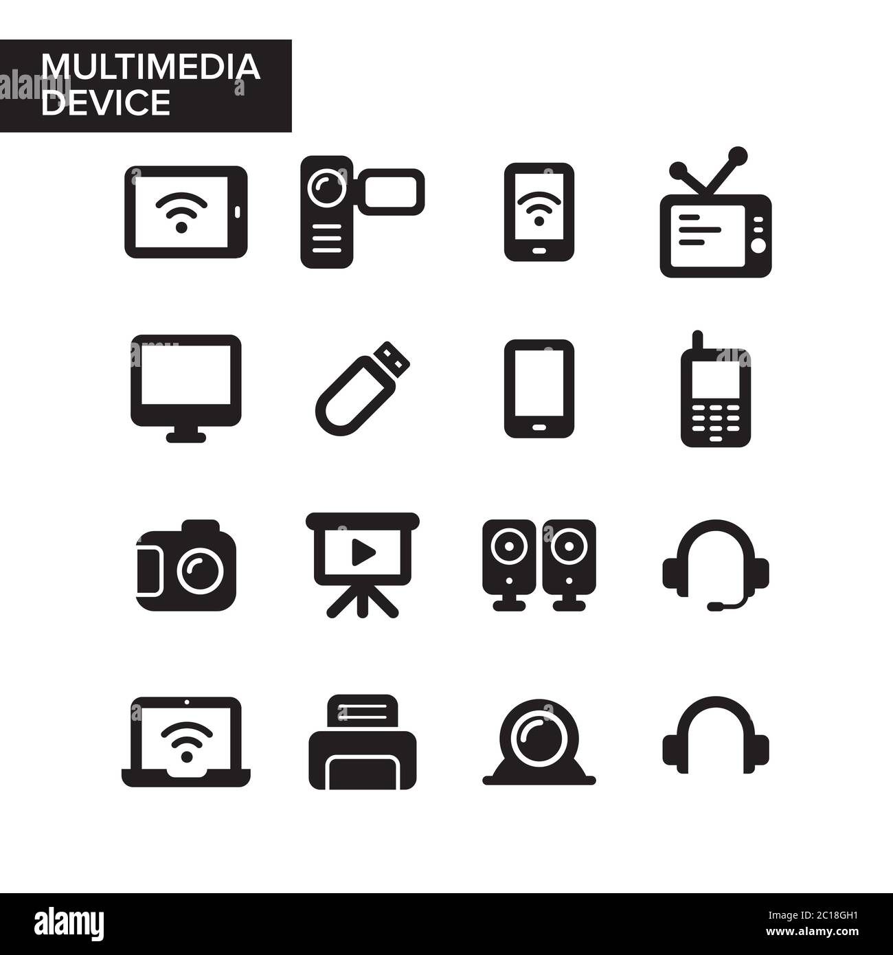 Modern technology equipment Stock Vector Images Alamy