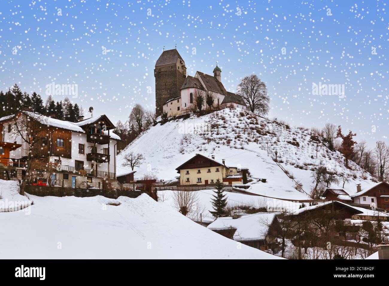 Castle Schwaz in Austria Stock Photo