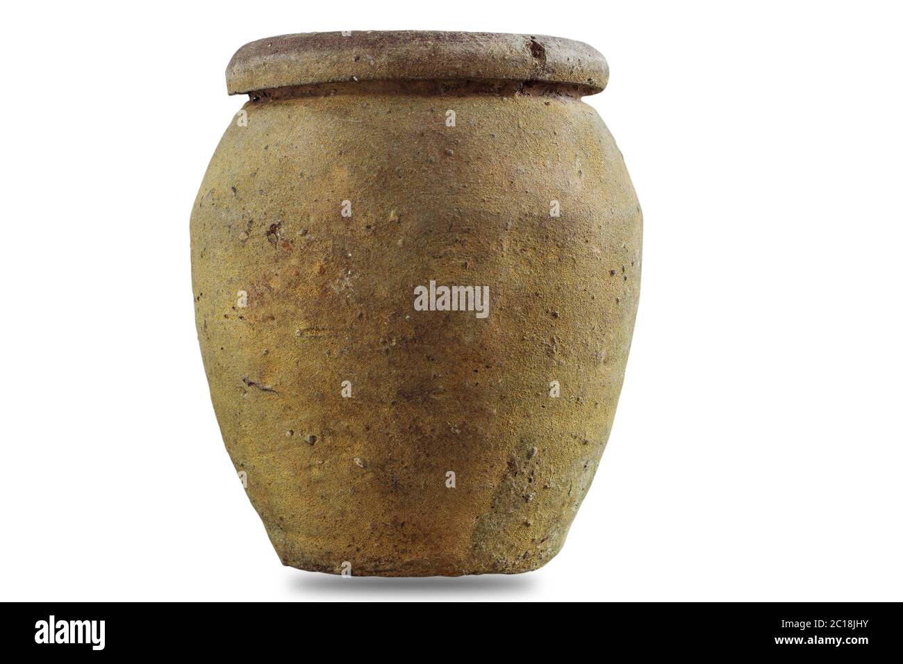 jar on white background. Stock Photo