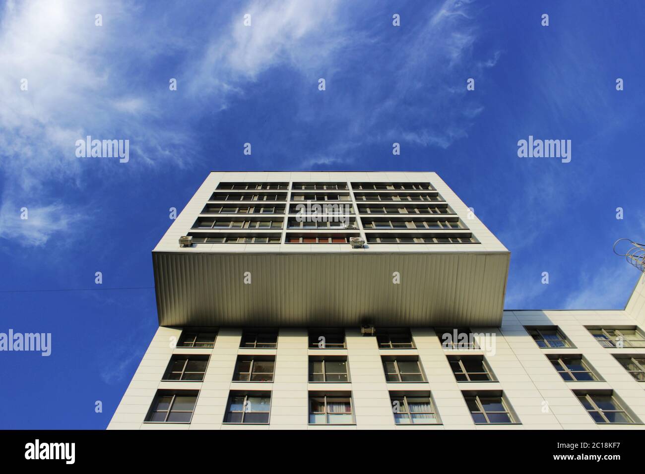 windows office building against the blue sky Stock Photo - Alamy
