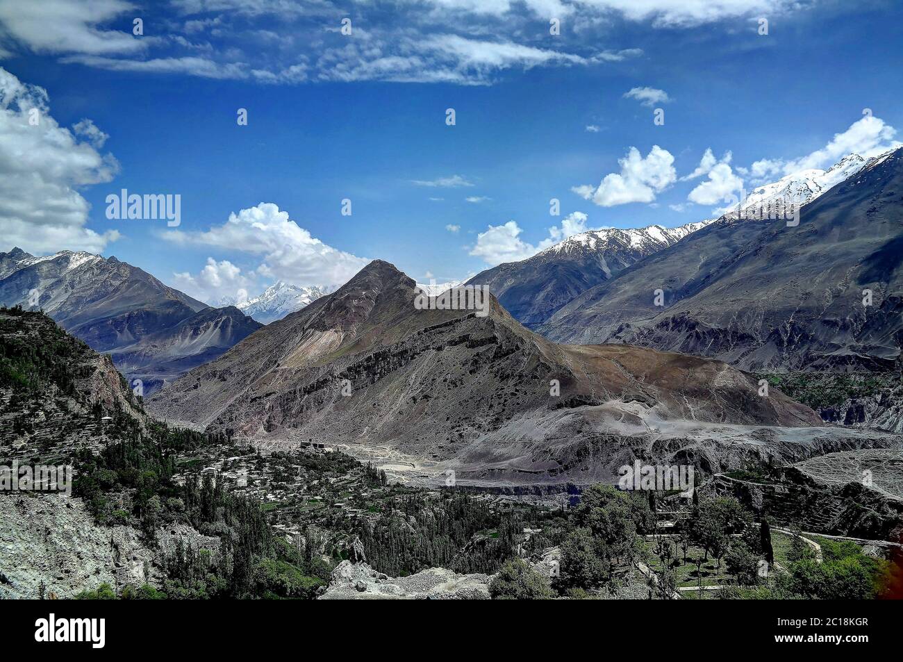 Karakoram mountain, Pakistan Stock Photo