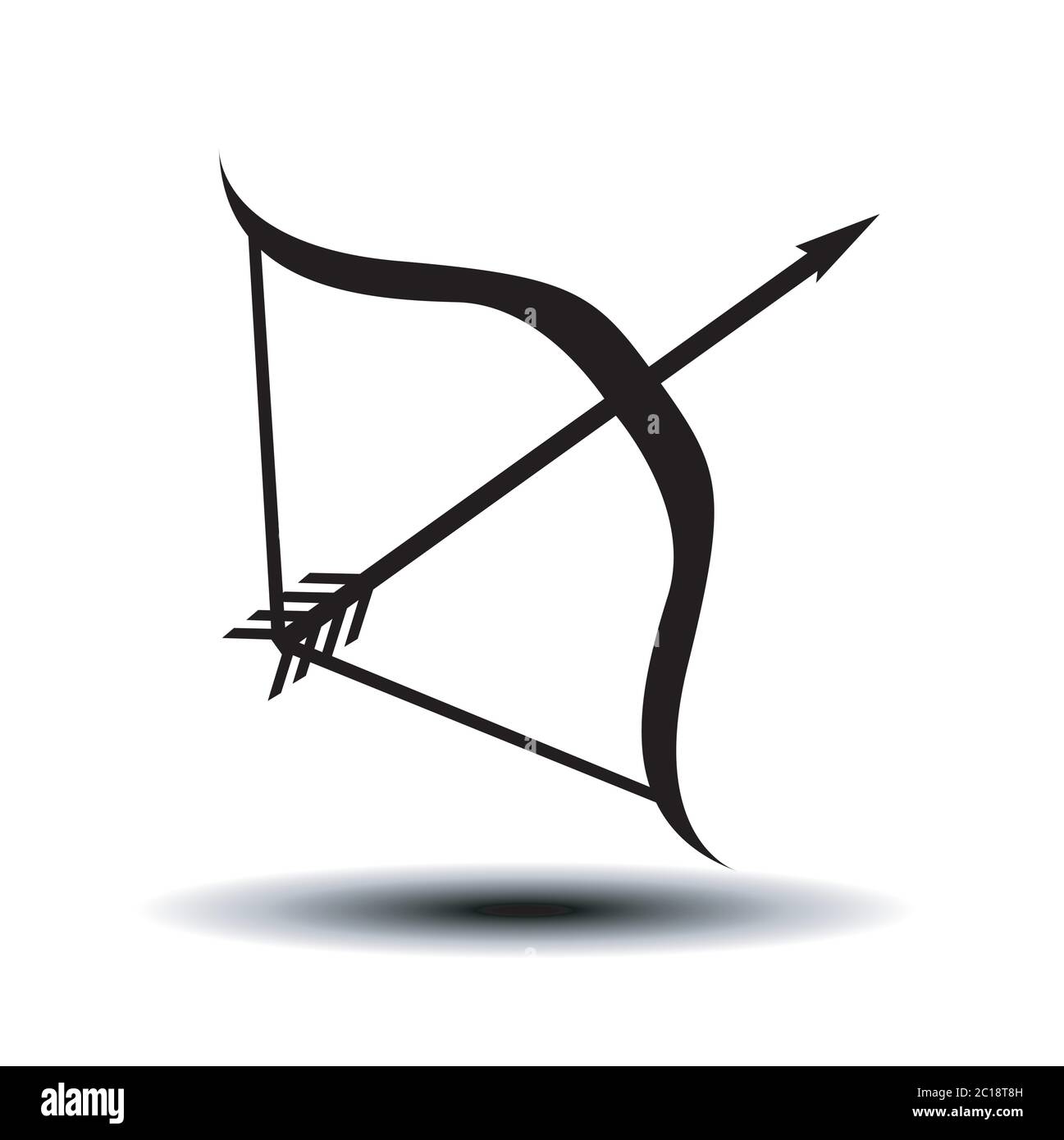 Bow and arrow vector illustration Stock Vector Image & Art - Alamy