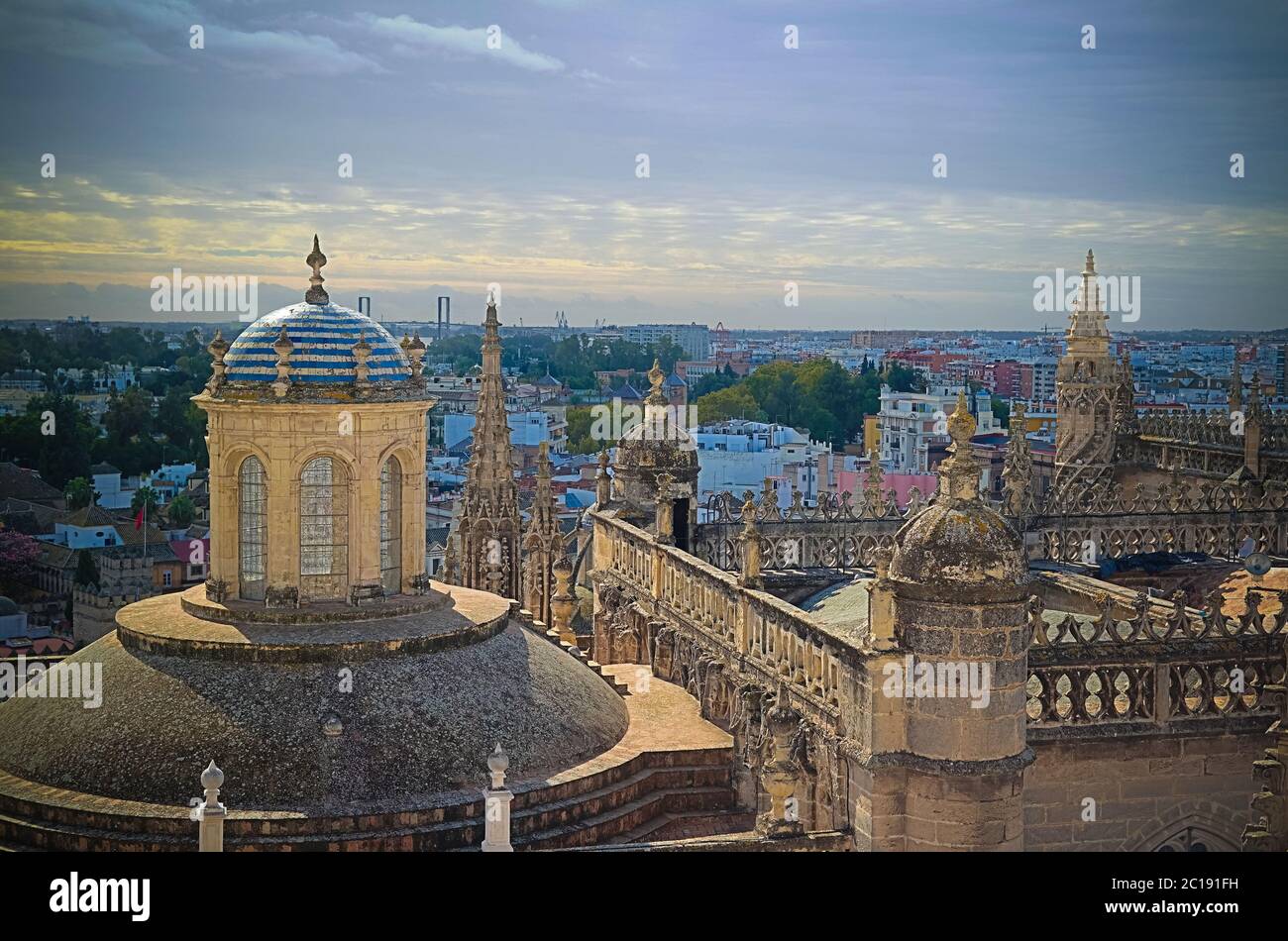 Seville cathedral aerial hi-res stock photography and images - Alamy