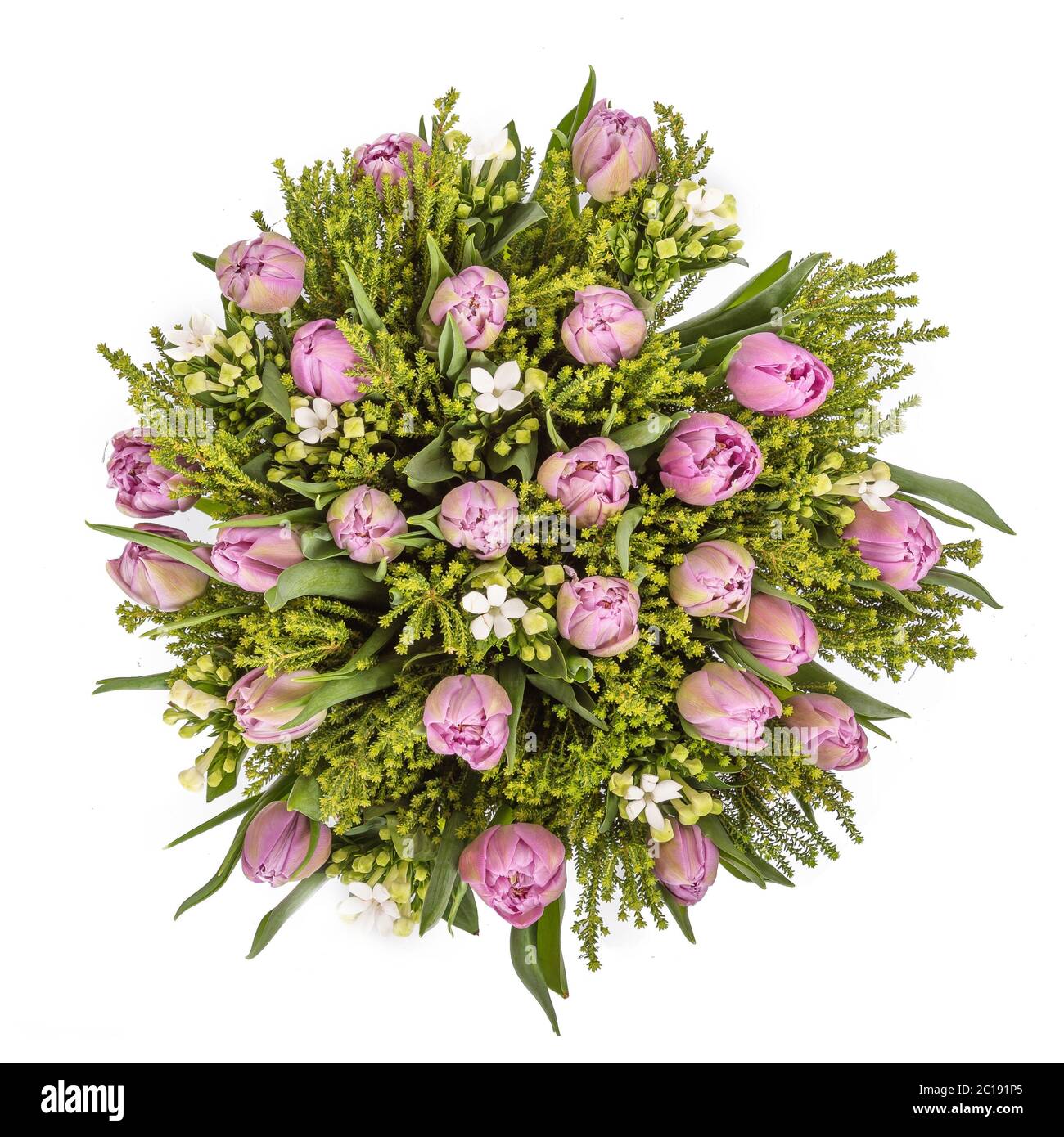Bouquet of flowers isolated on white background Stock Photo - Alamy