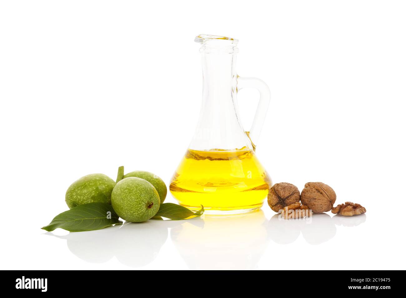 Healthy walnut oil Stock Photo Alamy