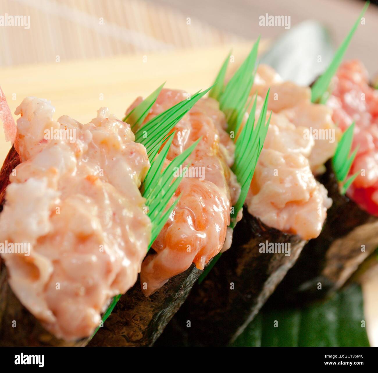 Maki Sushi Rolls Stock Photo - Alamy