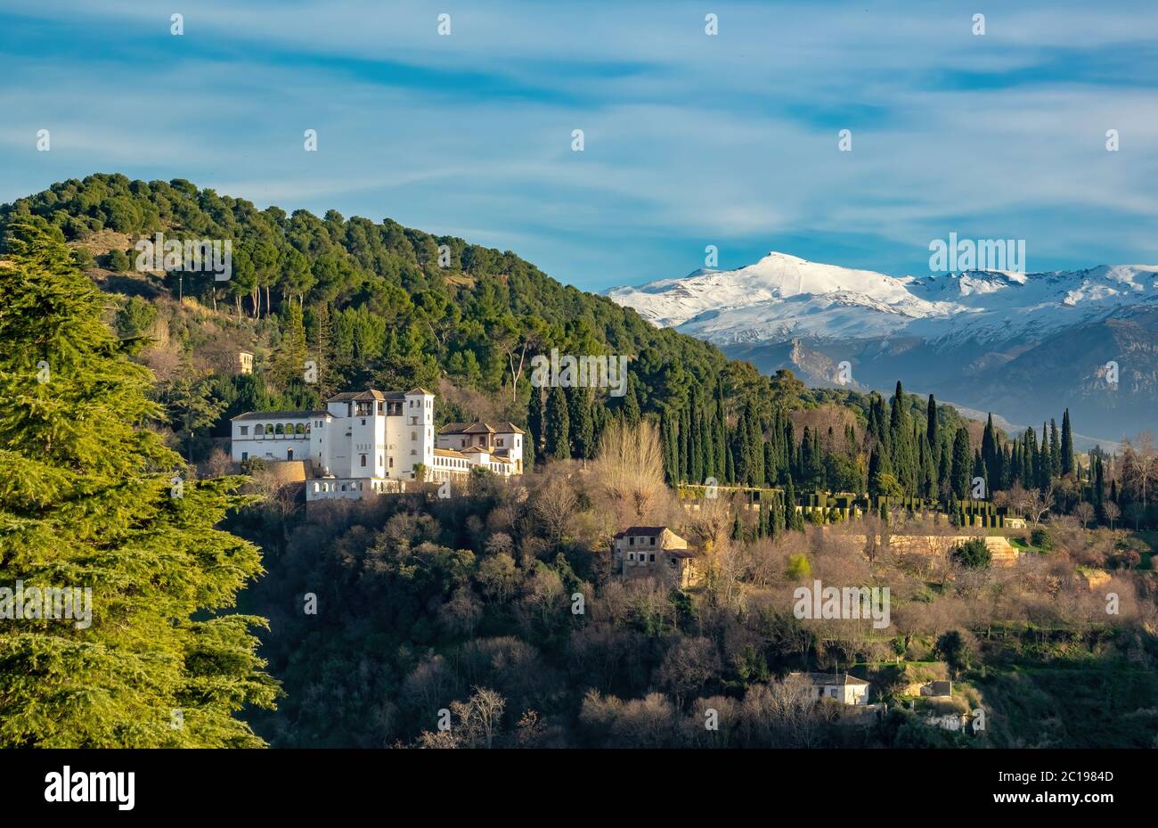 View To Sierra Nevada From Granada Spain Stock Photo Alamy   View To Sierra Nevada From Granada Spain 2C1984D 