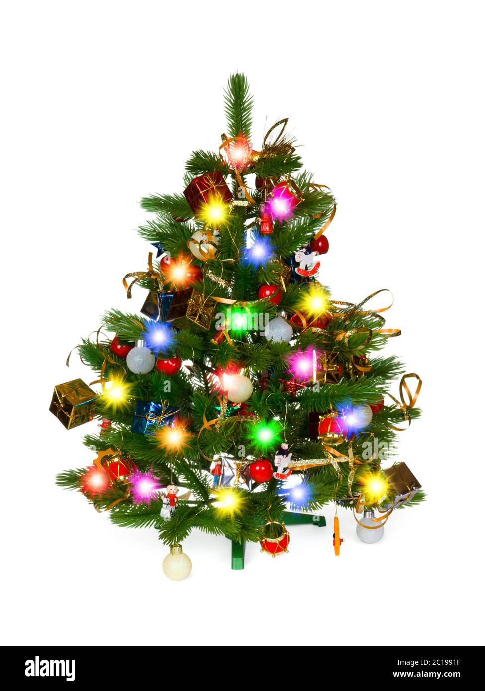 Decorated christmas tree Stock Photo Alamy