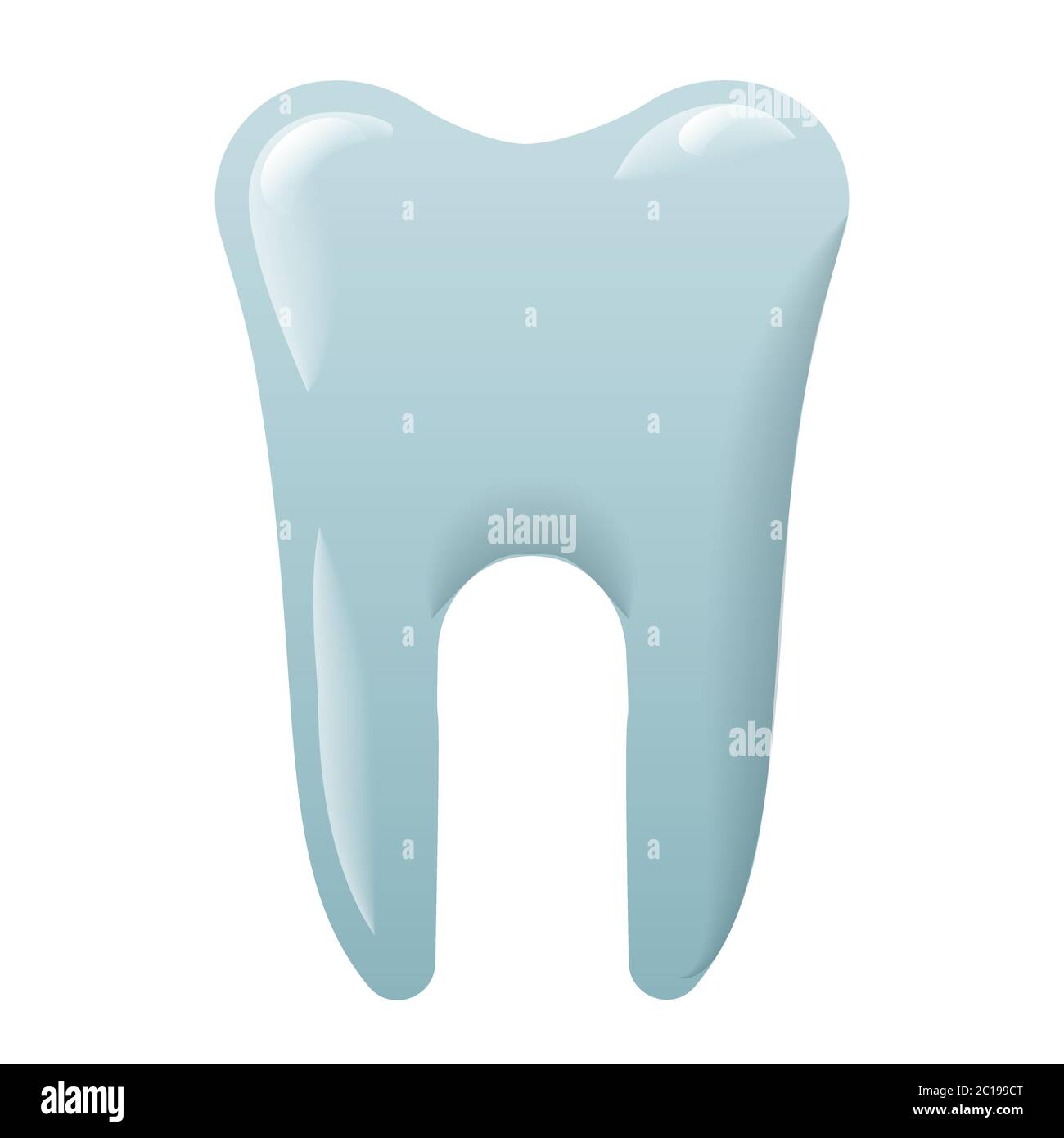 illustration of the tooth icon on the white background Stock Vector ...