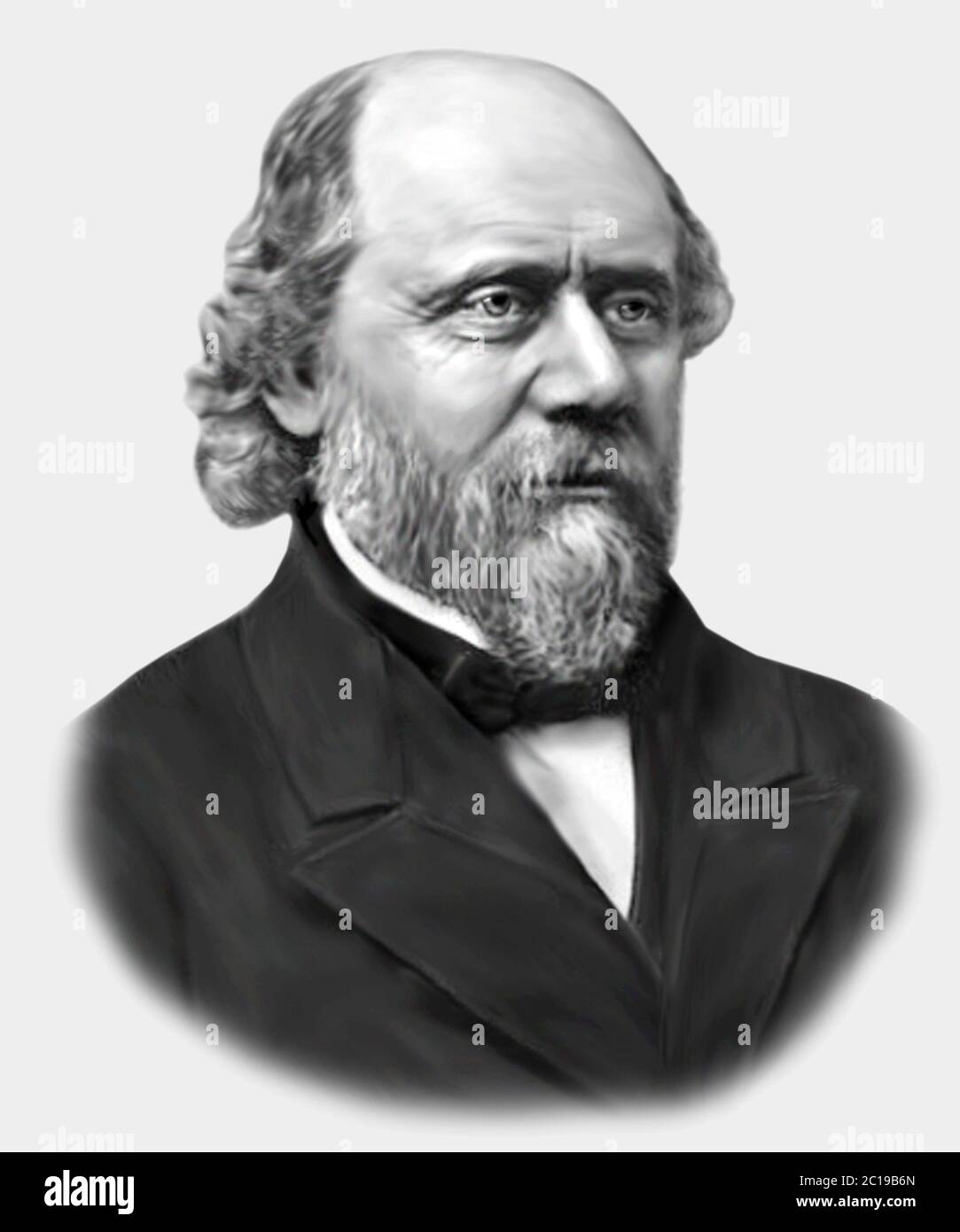 Richard Henry Dana Jnr 1815-1882 American Lawyer Politician Writer Stock Photo