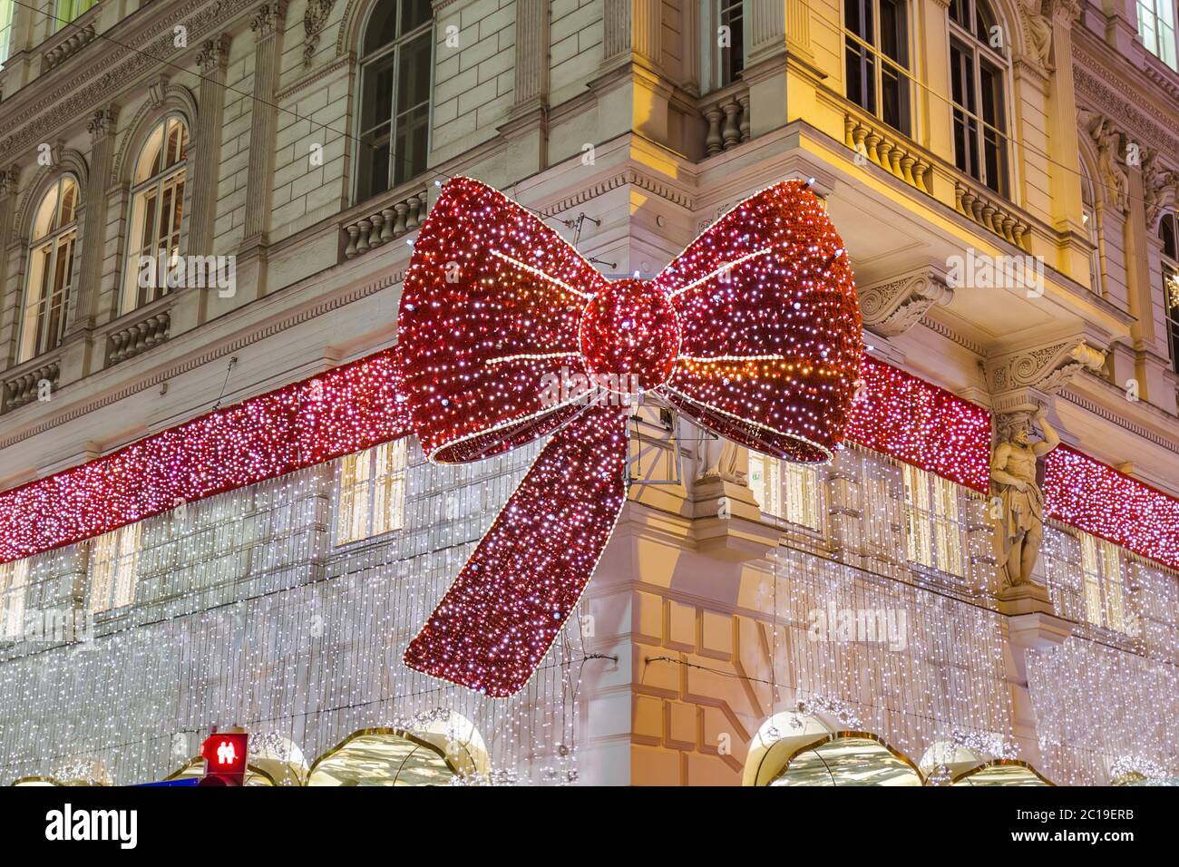 Christmas ornament in Vienna Austria Stock Photo Alamy