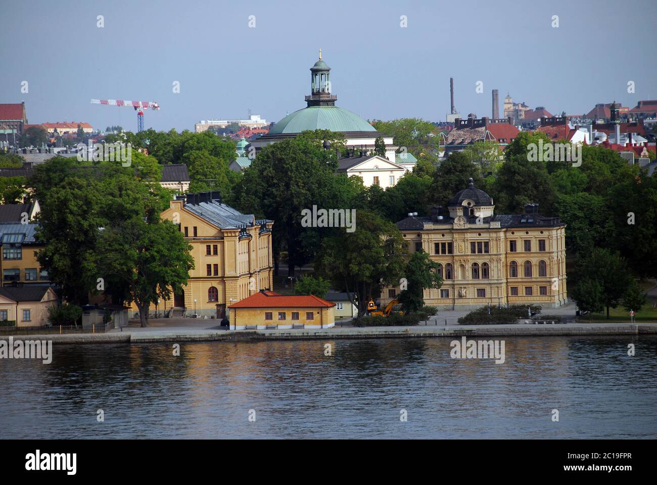 Sweden, Stockholm, Old Town and Vasa Museum Stock Photo