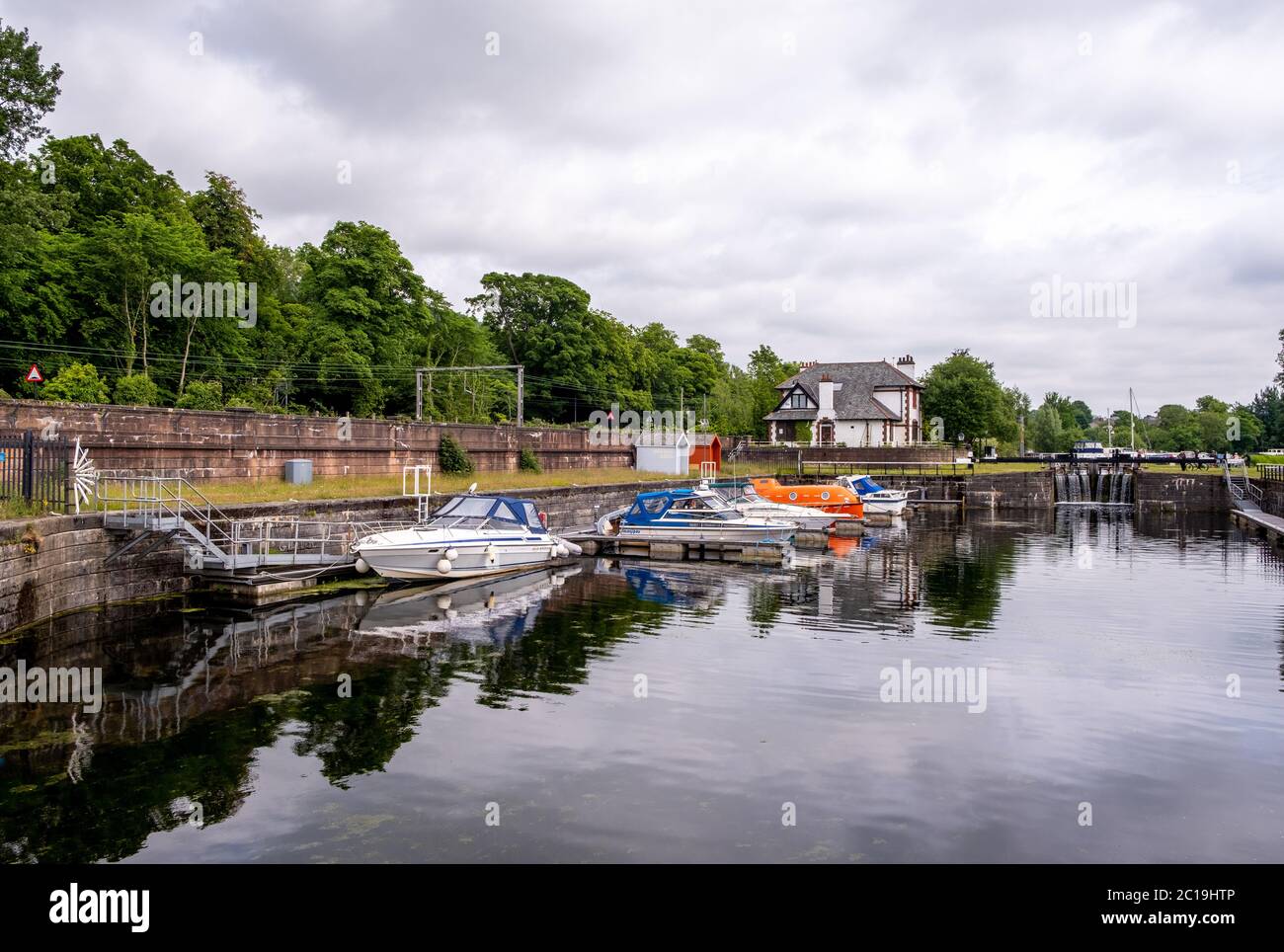 Bowling Basin Harbour, Forth & Clyde Canal, Bowling, West