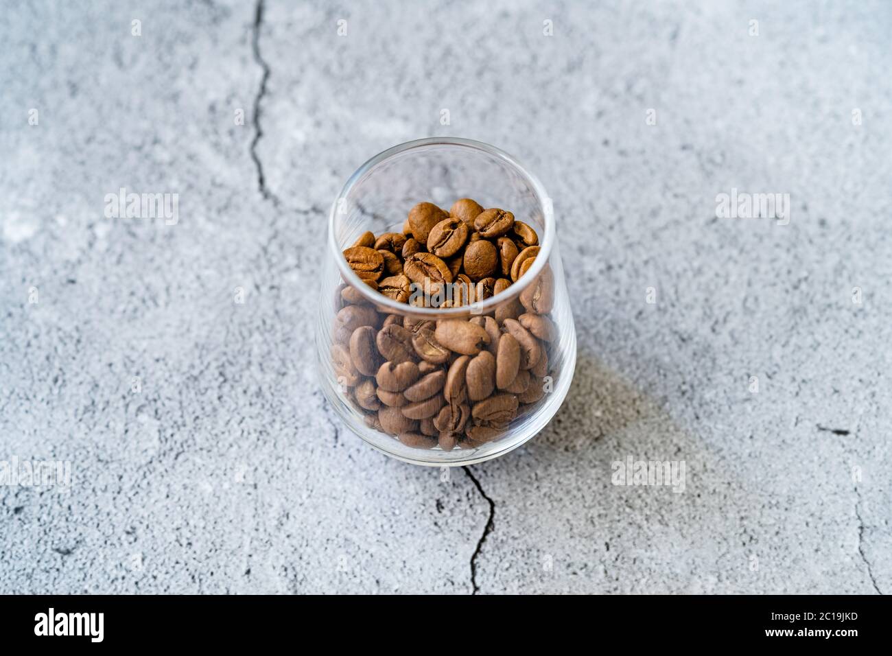 Coffee Beans in Espresso Shot Glass. Ready to Use Stock Photo Alamy