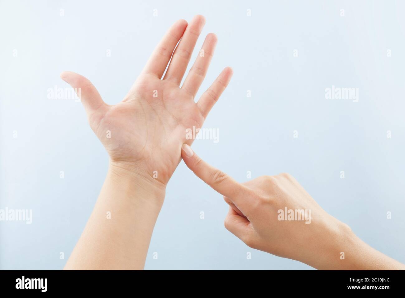 BSL Fingerspelling alphabet Stock Photo Alamy