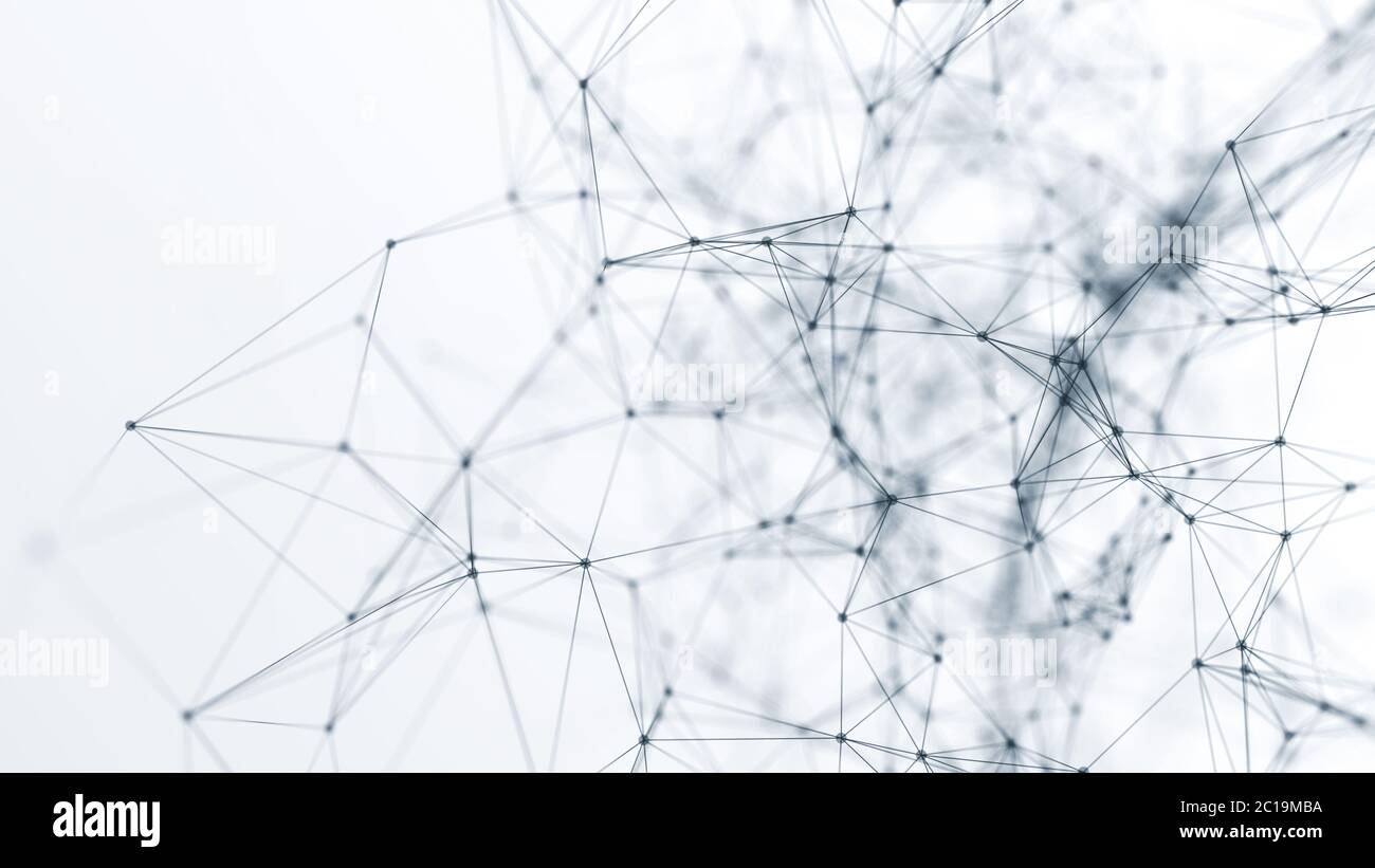 abstract futuristic network on background illustration Stock Photo - Alamy