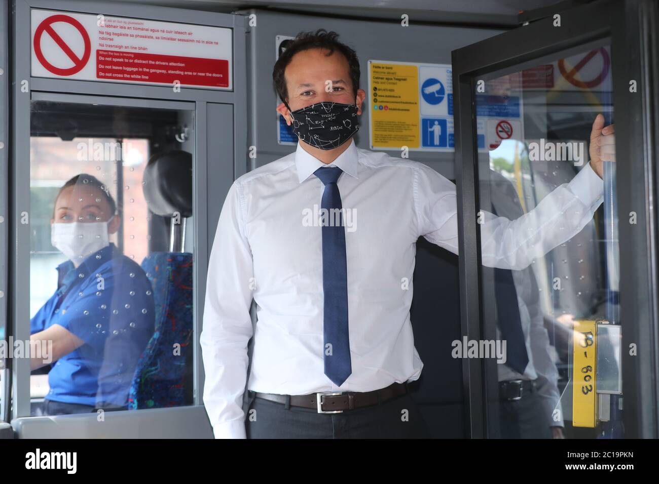 Dublin city centre encouraging passengers hires stock photography and