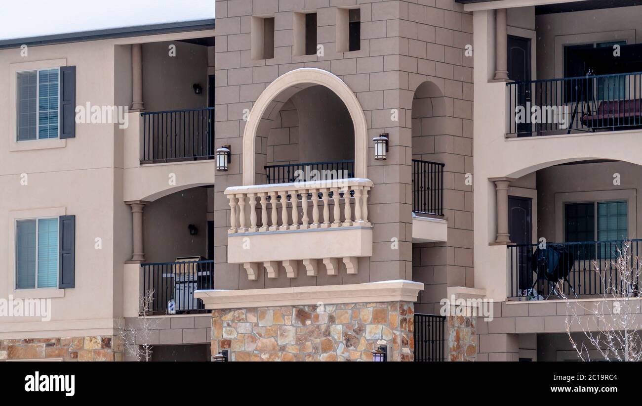 Balcony View Frame Panorama frame facade beautiful hi-res stock photography and images - Alamy