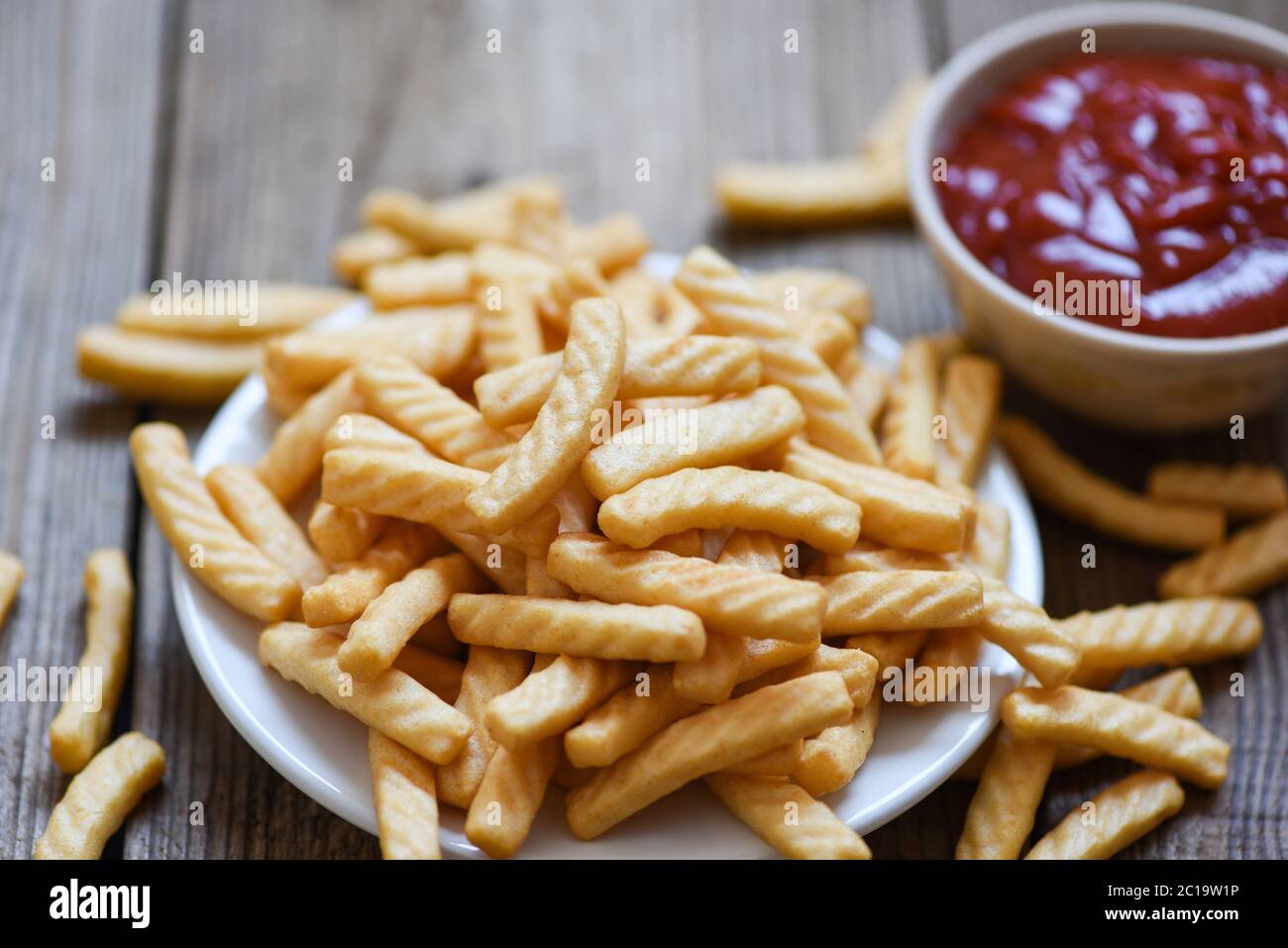 crunchy prawn crackers or shrimp crisp traditional snack / prawn