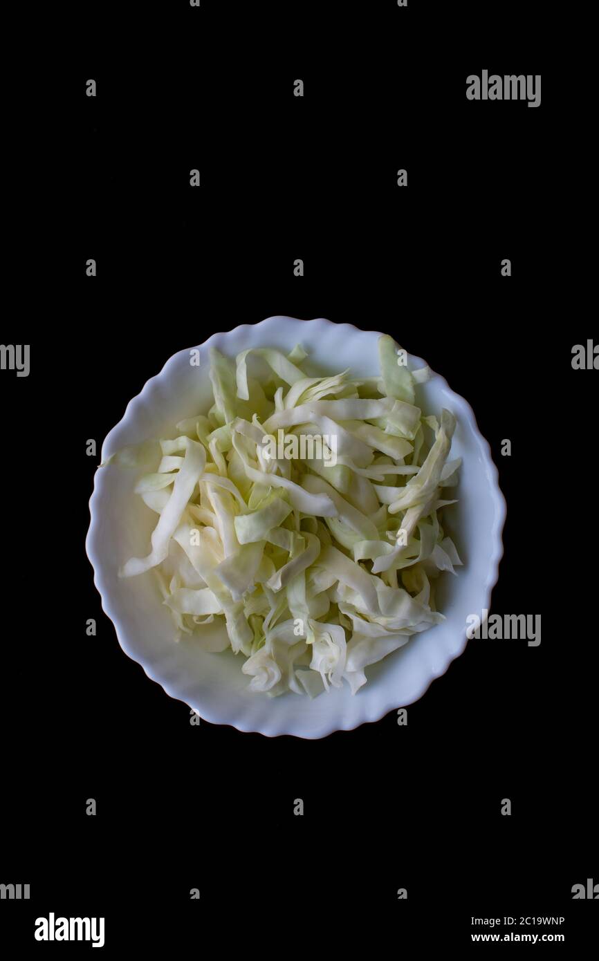Julienne cabbage Stock Photo