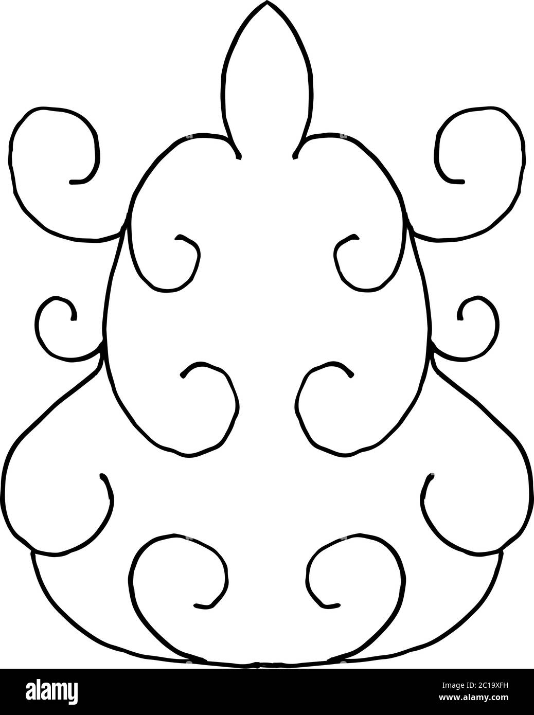 Isolated on white background pattern, vector Stock illustration design ...