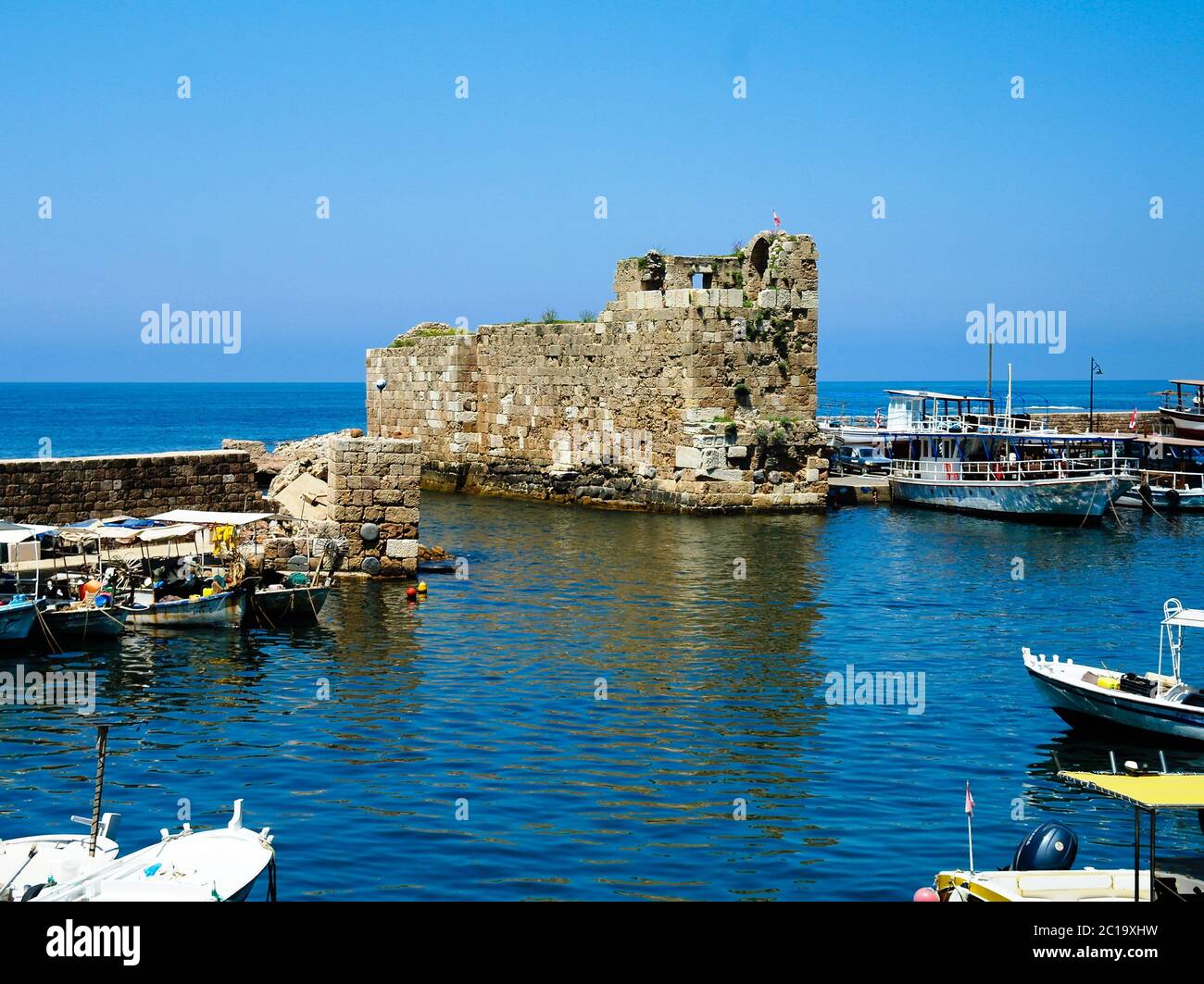 Byblos lebanon harbour hi-res stock photography and images - Alamy