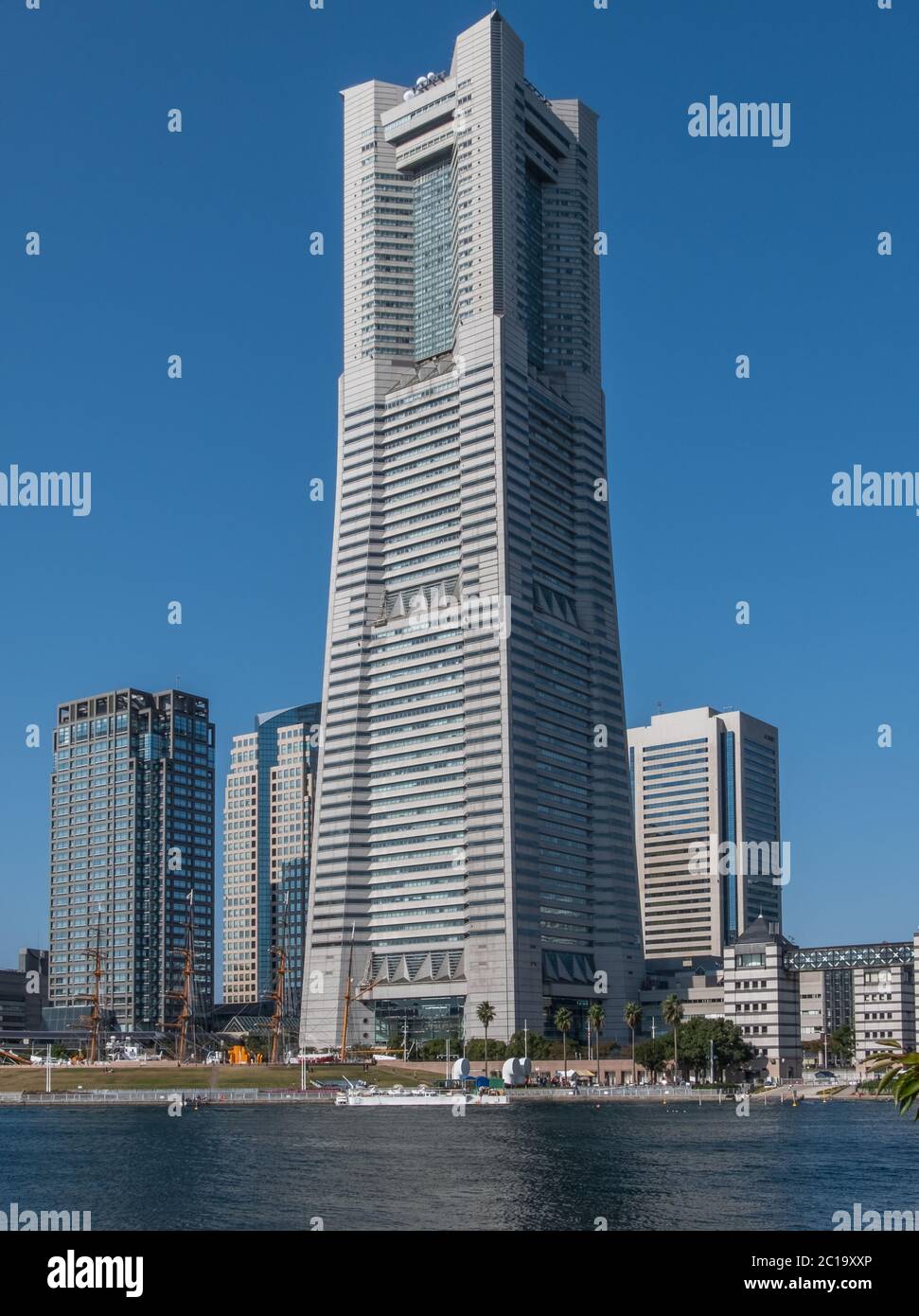 View of the popular Landmark Tower, Yokohama, Japan. Stock Photo