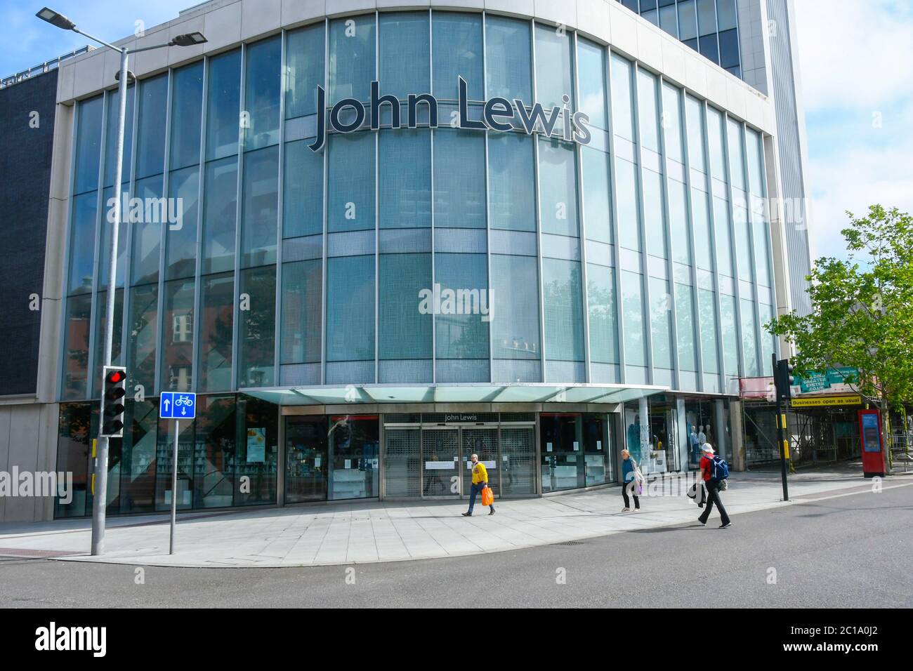 John lewis store high street exeter hires stock photography and images