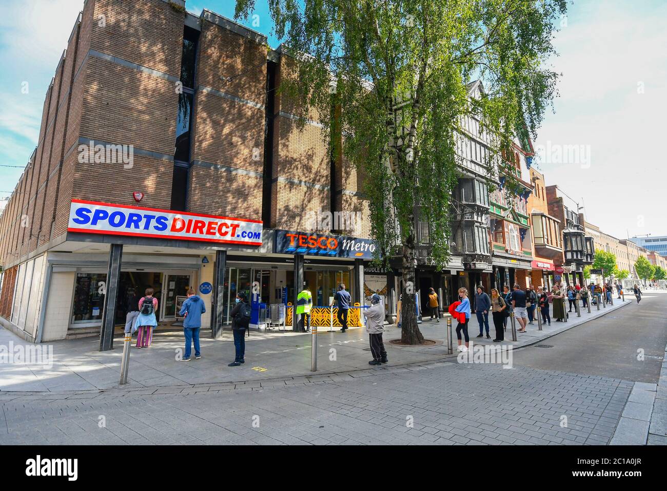 Exeter, Devon, UK. 15th June 2020. Shops selling unessential items