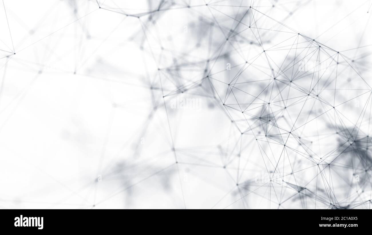 3d Network Technology In Future Stock Photo Alamy