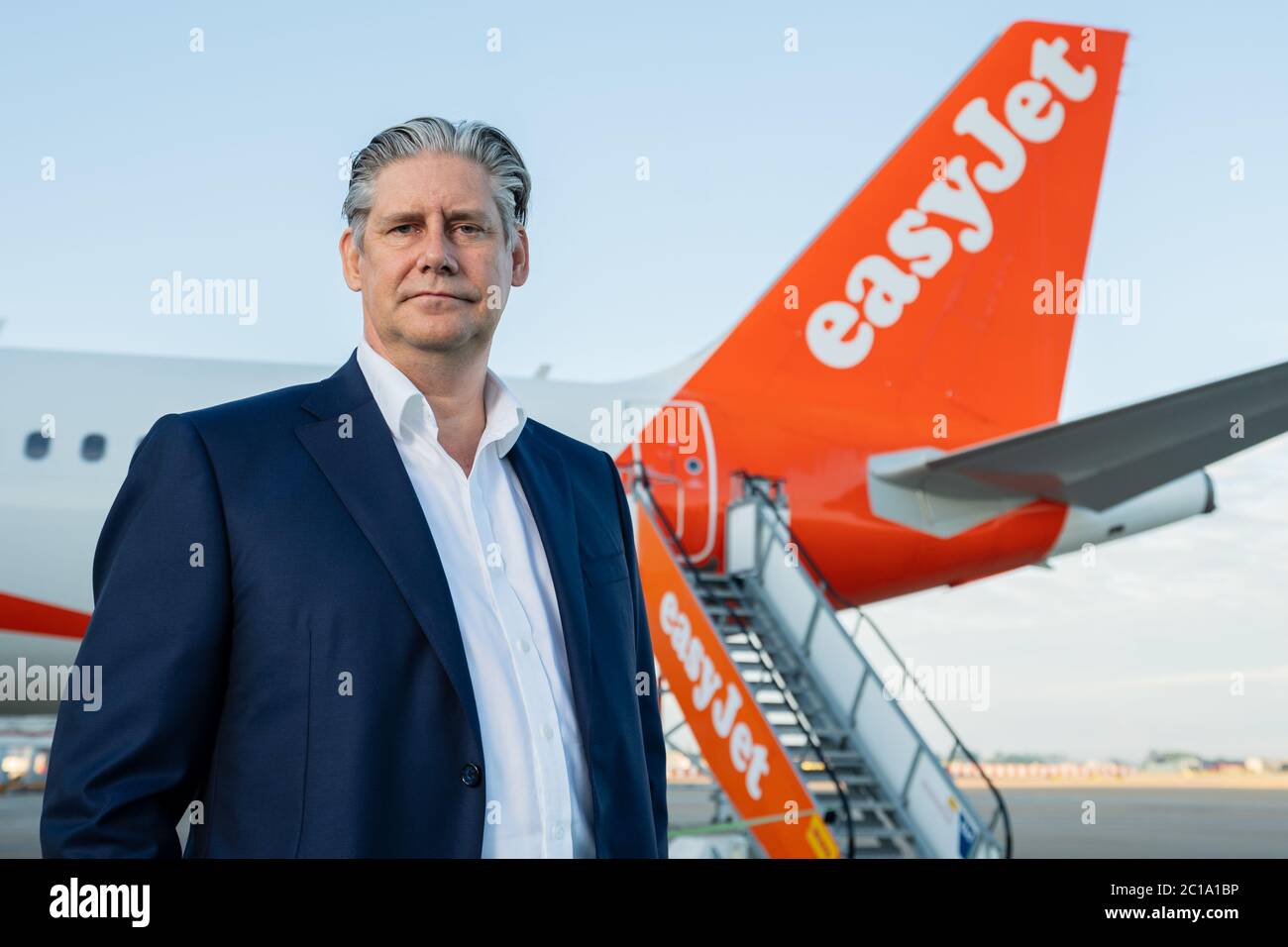 EasyJet CEO Johan Lundgren Stock Photo