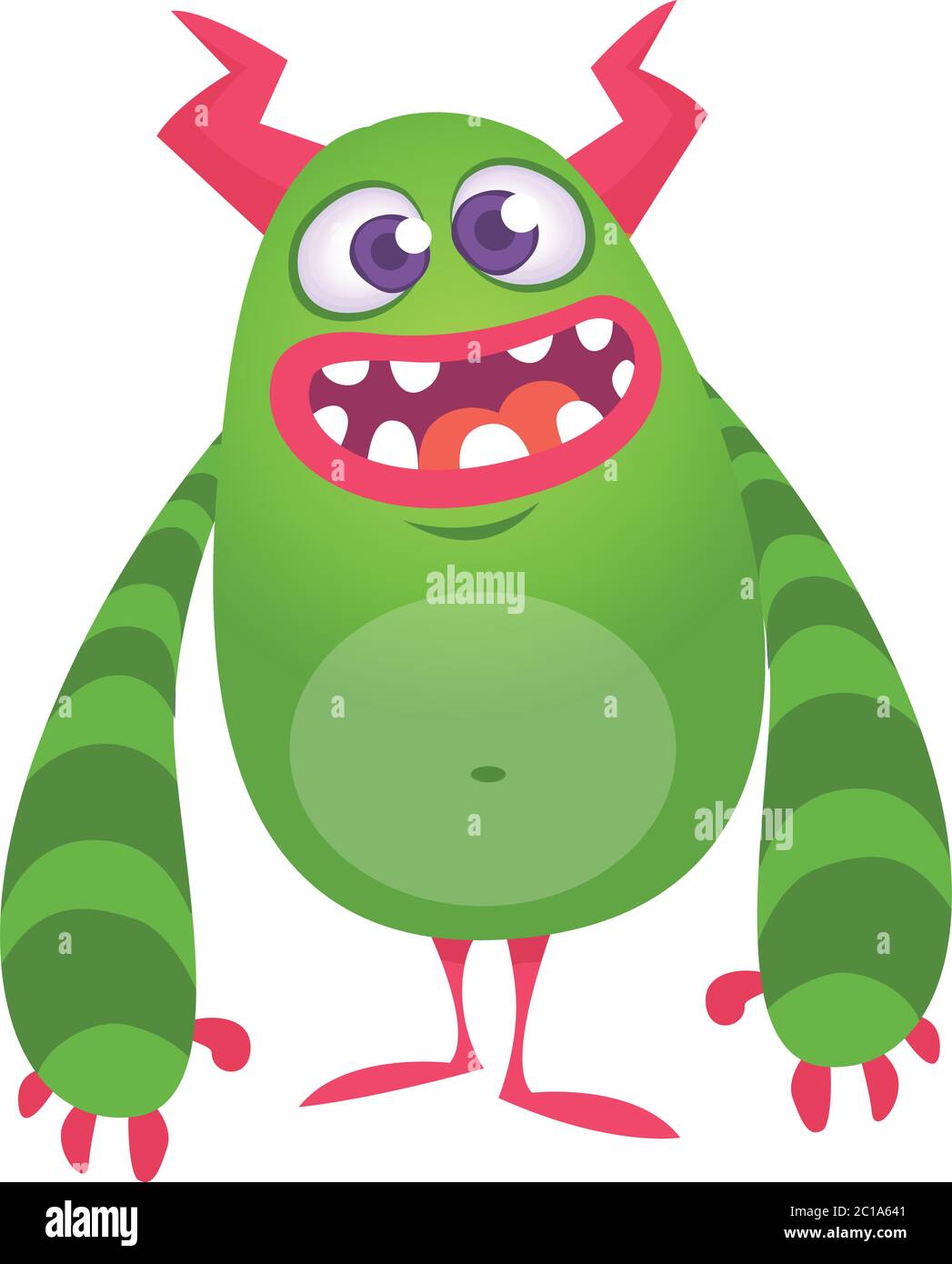 Triste ogro Emoji. Goblin emoción dolorosa aislados. Green Monster troll  face Imagen Vector de stock - Alamy