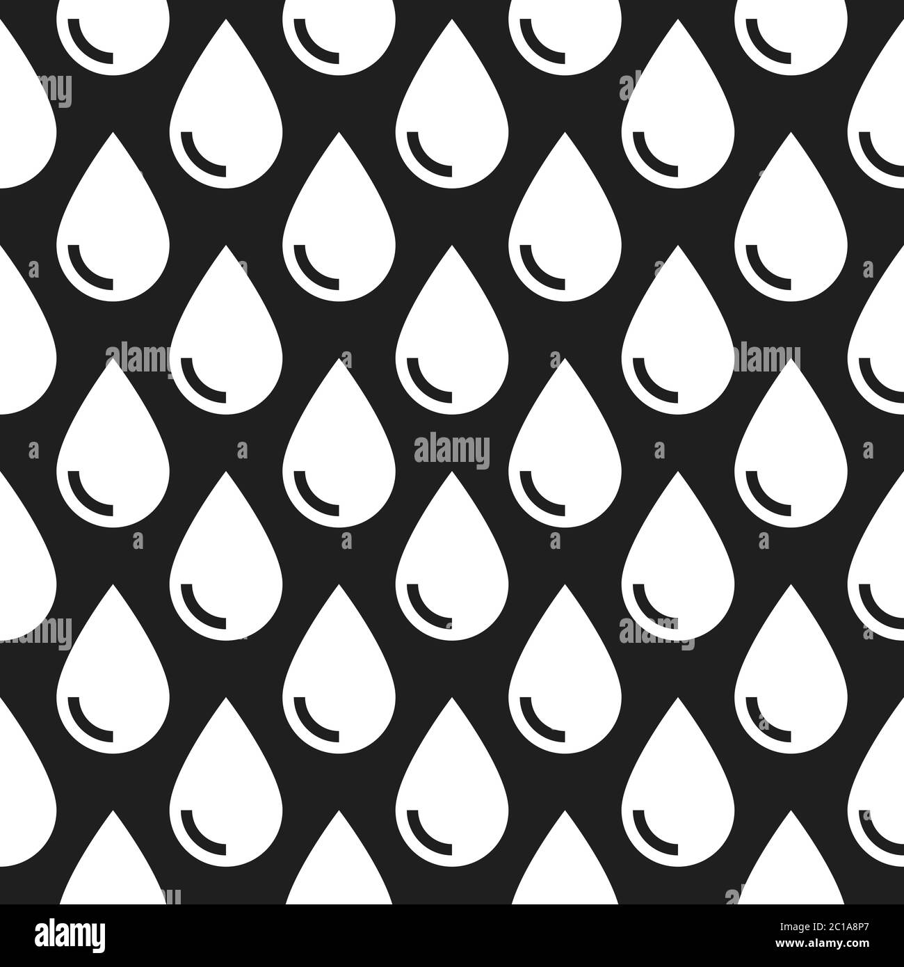 Seamless pattern with icons of drops Stock Vector Image & Art - Alamy